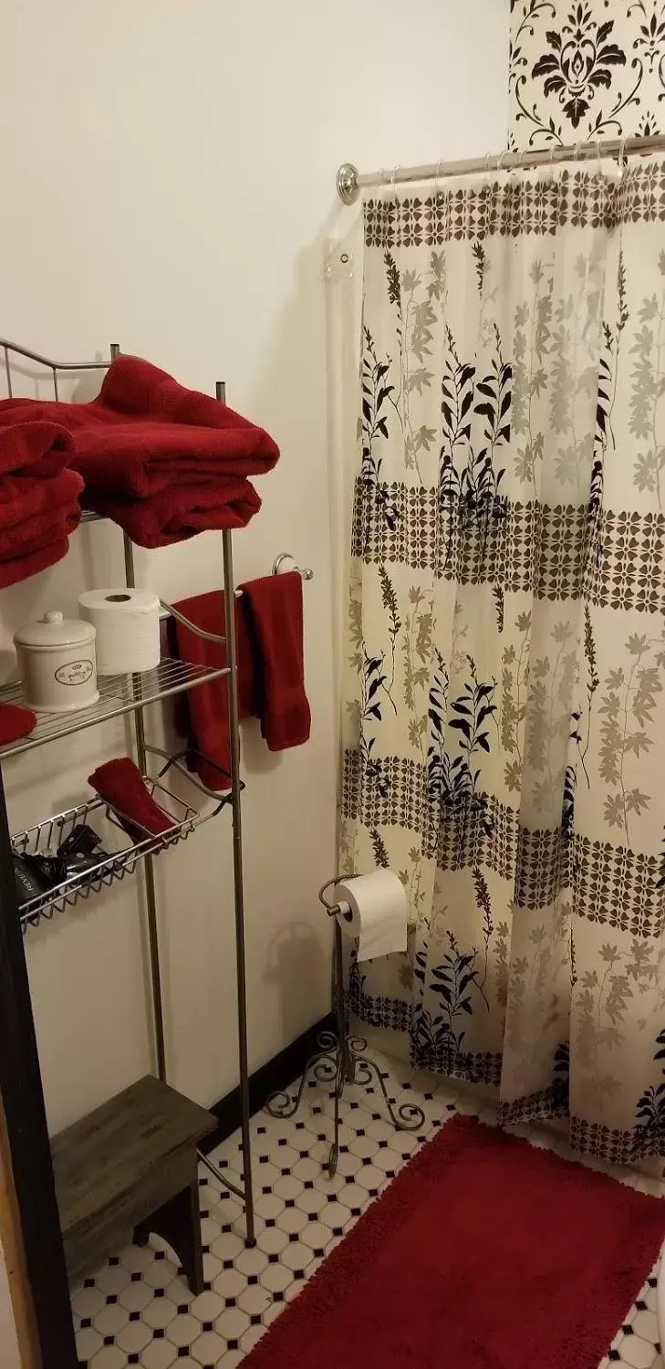 Shower, Bathroom in Historic Victorian Inn