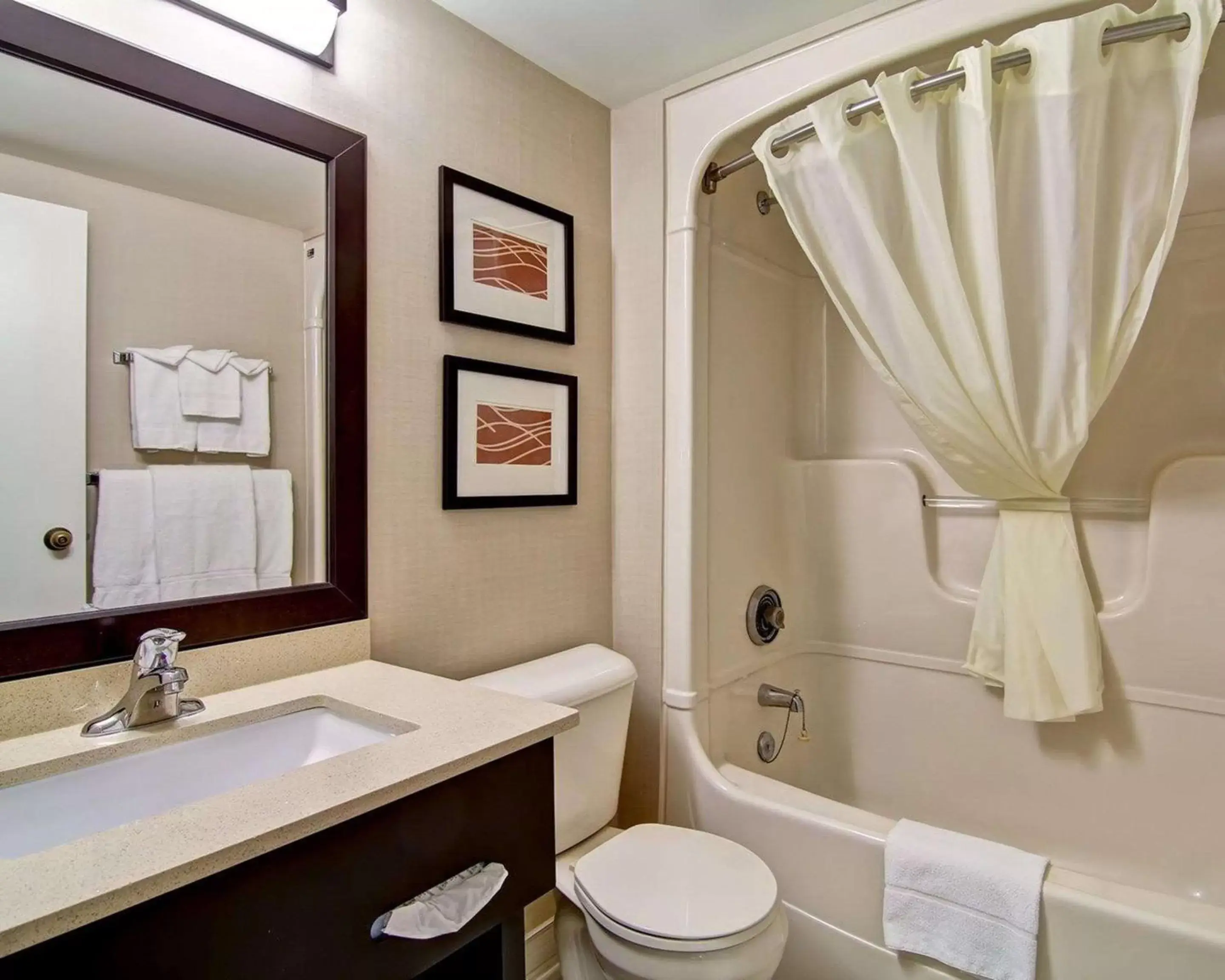 Bathroom in Comfort Inn St. Catharines Niagara