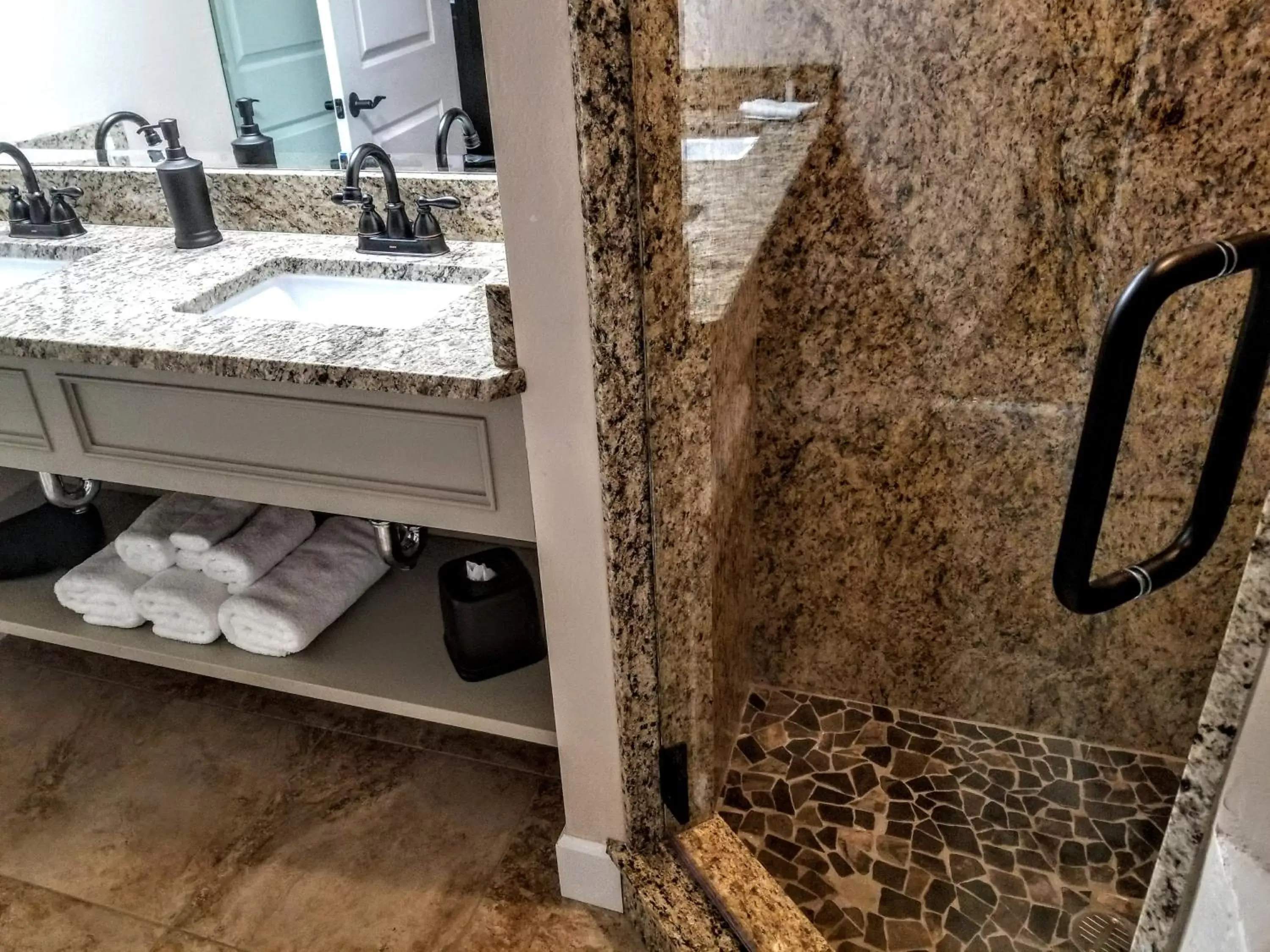 Bathroom in Resort at Eagle Point Golf Club Lodging