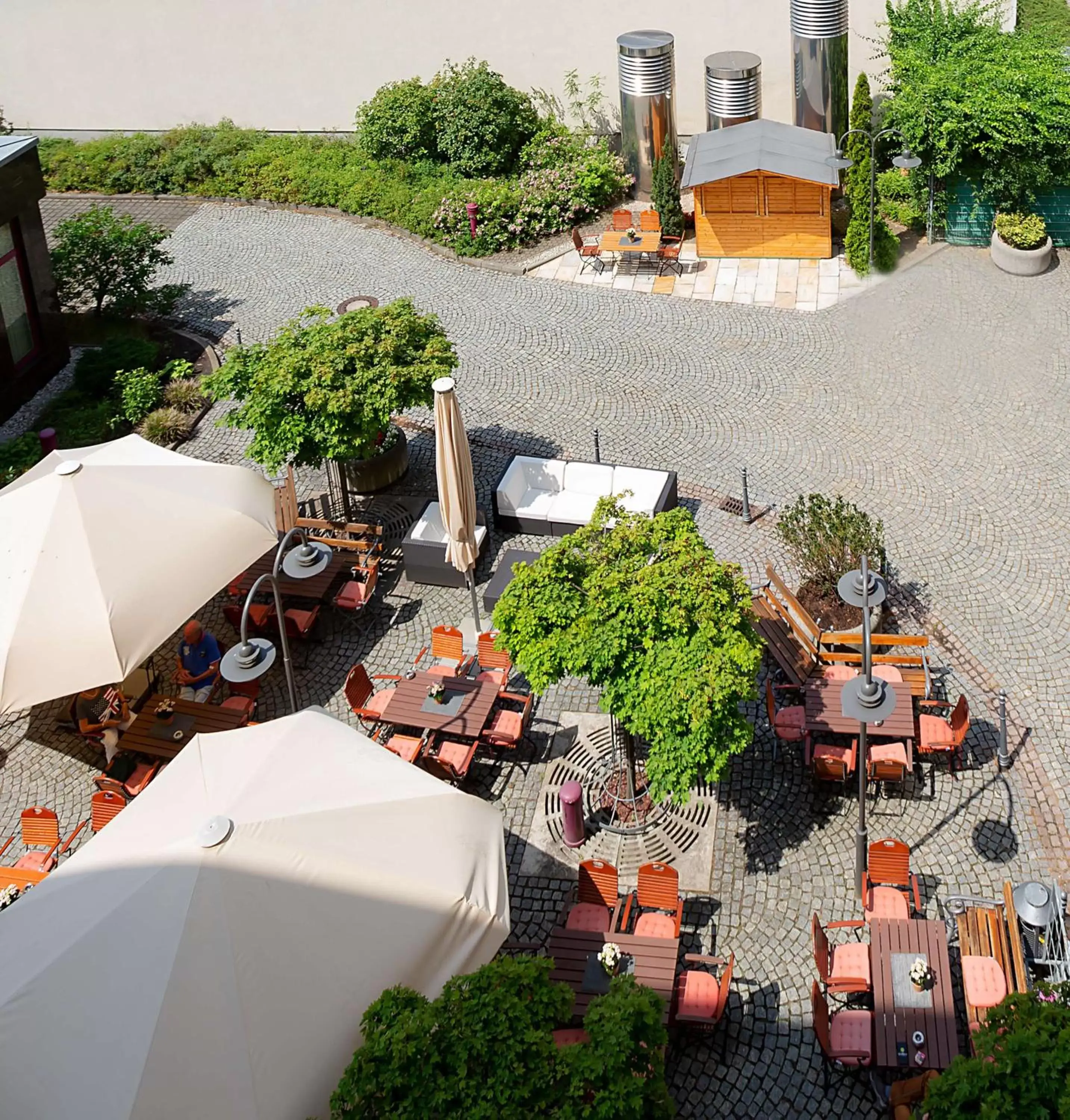 Balcony/Terrace in Dorint Hotel Leipzig