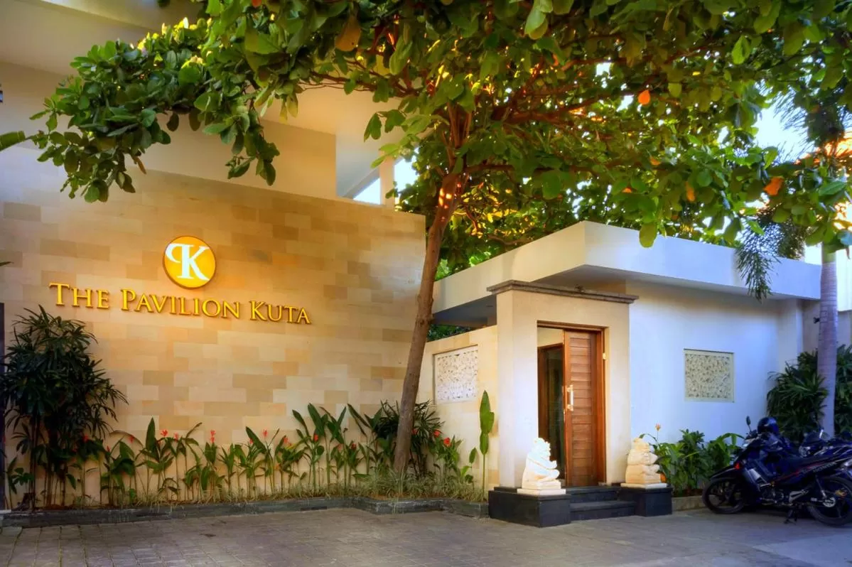 Facade/entrance in The Pavilion Hotel Kuta