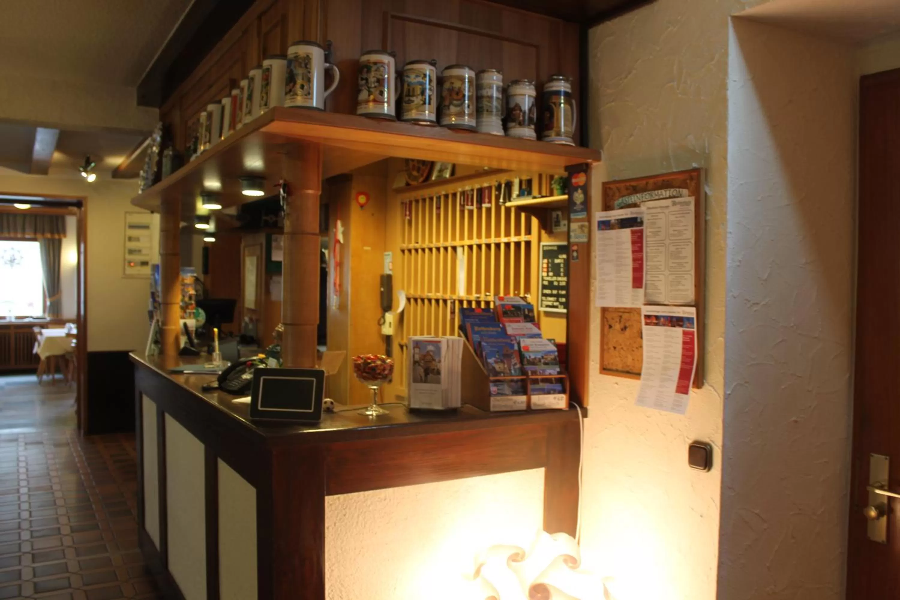 Lobby or reception in Hotel Rothenburger Hof