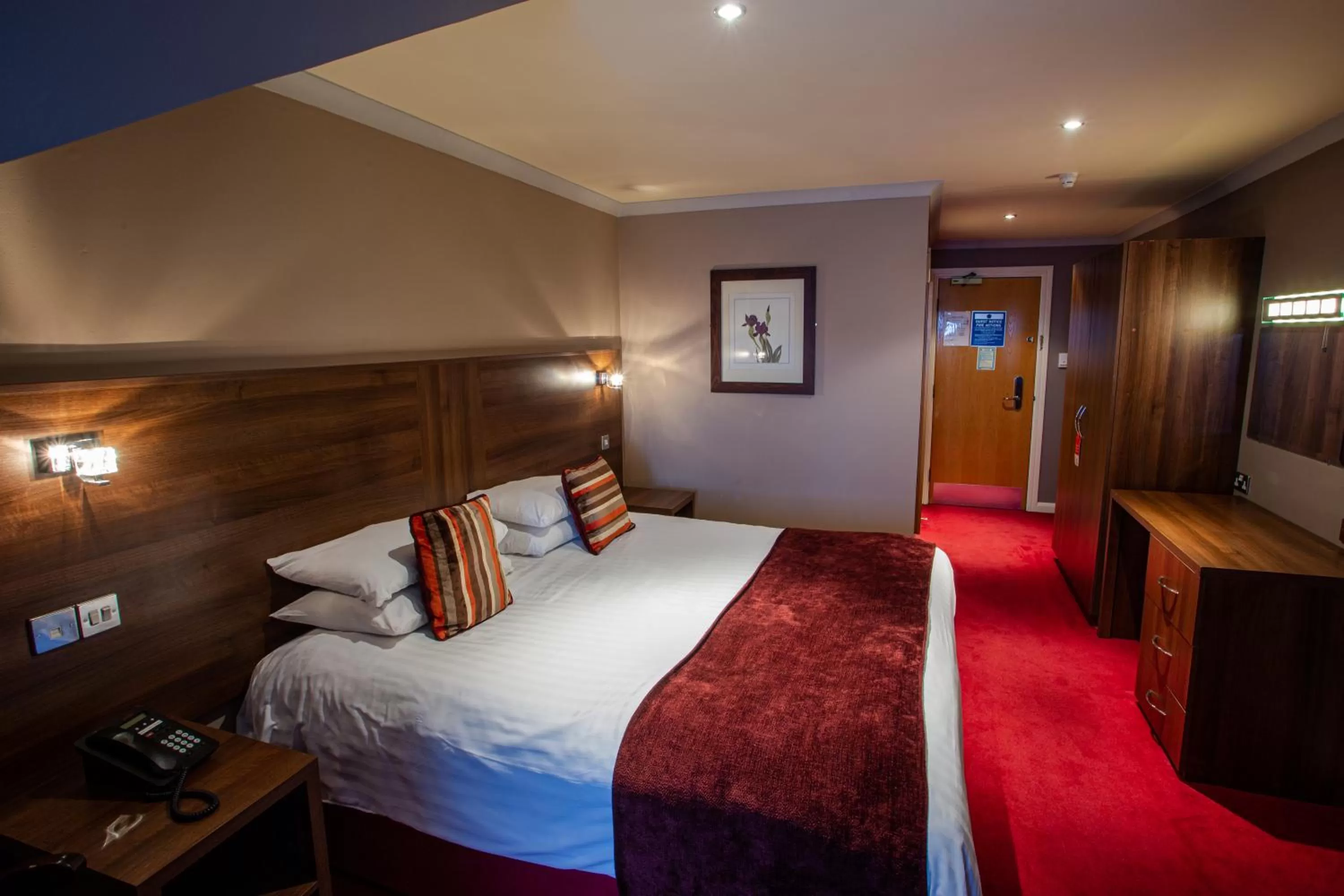 Bed in The Gibside Hotel