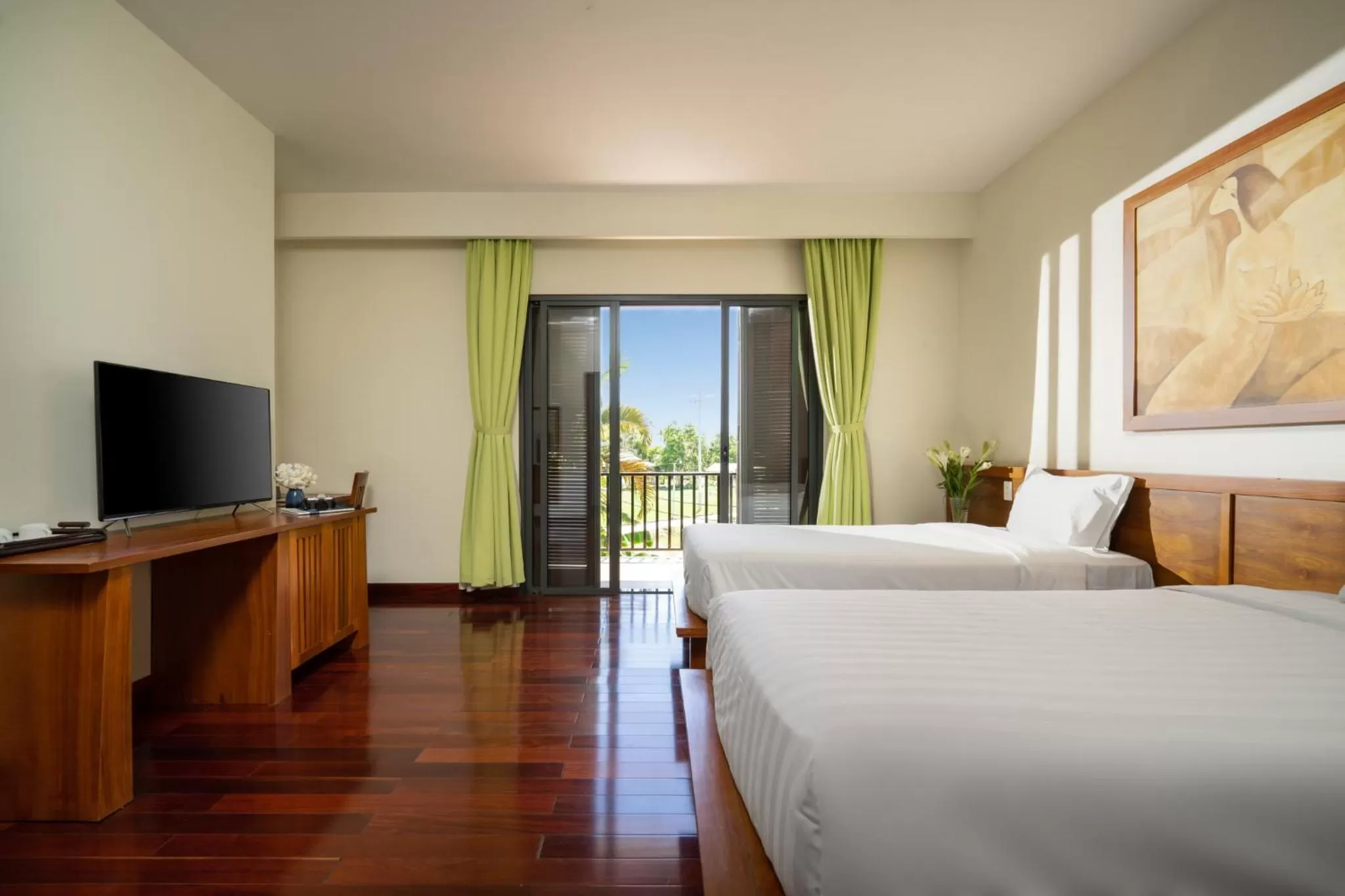 Bed in Palm Village Hoian - STAY 24H