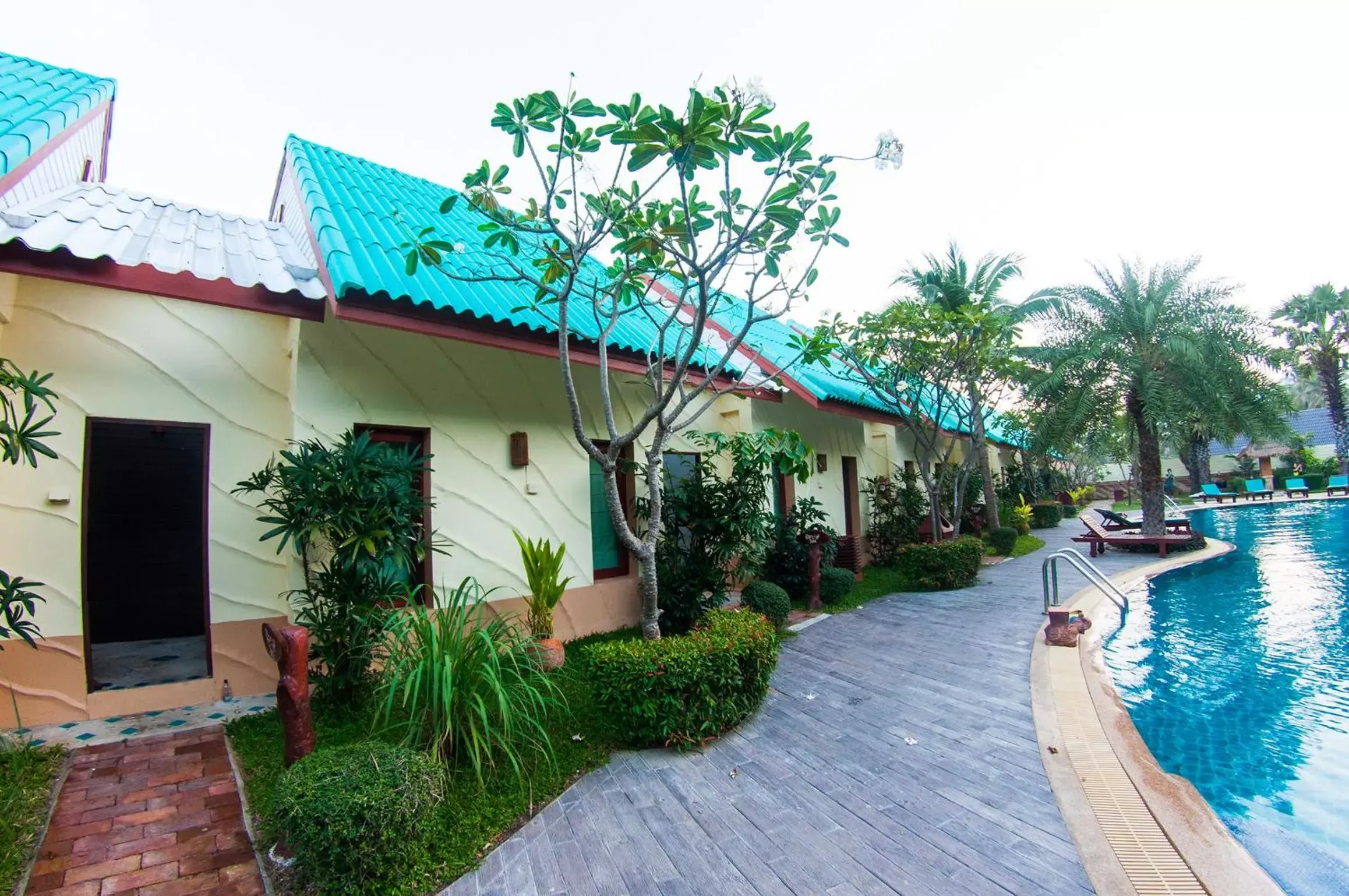 Facade/entrance, Swimming Pool in The Green Beach Resort