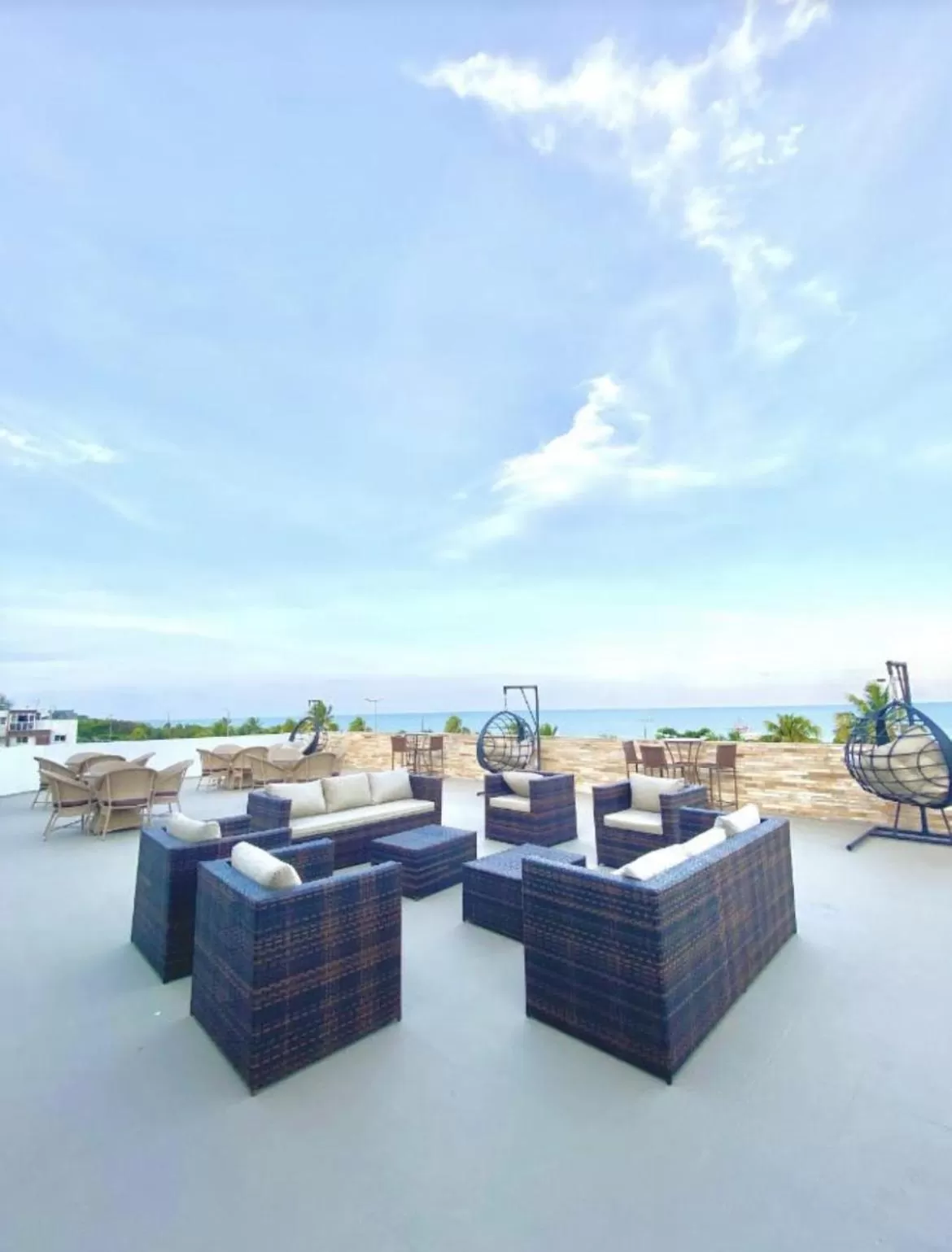 Sea view in Flat beira mar Tambaú