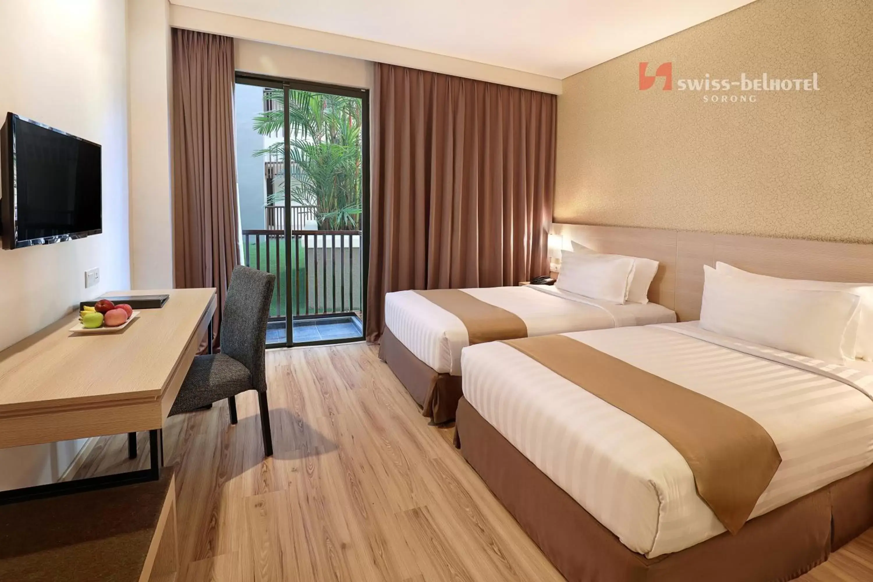 Bed in Swiss-Belhotel Sorong