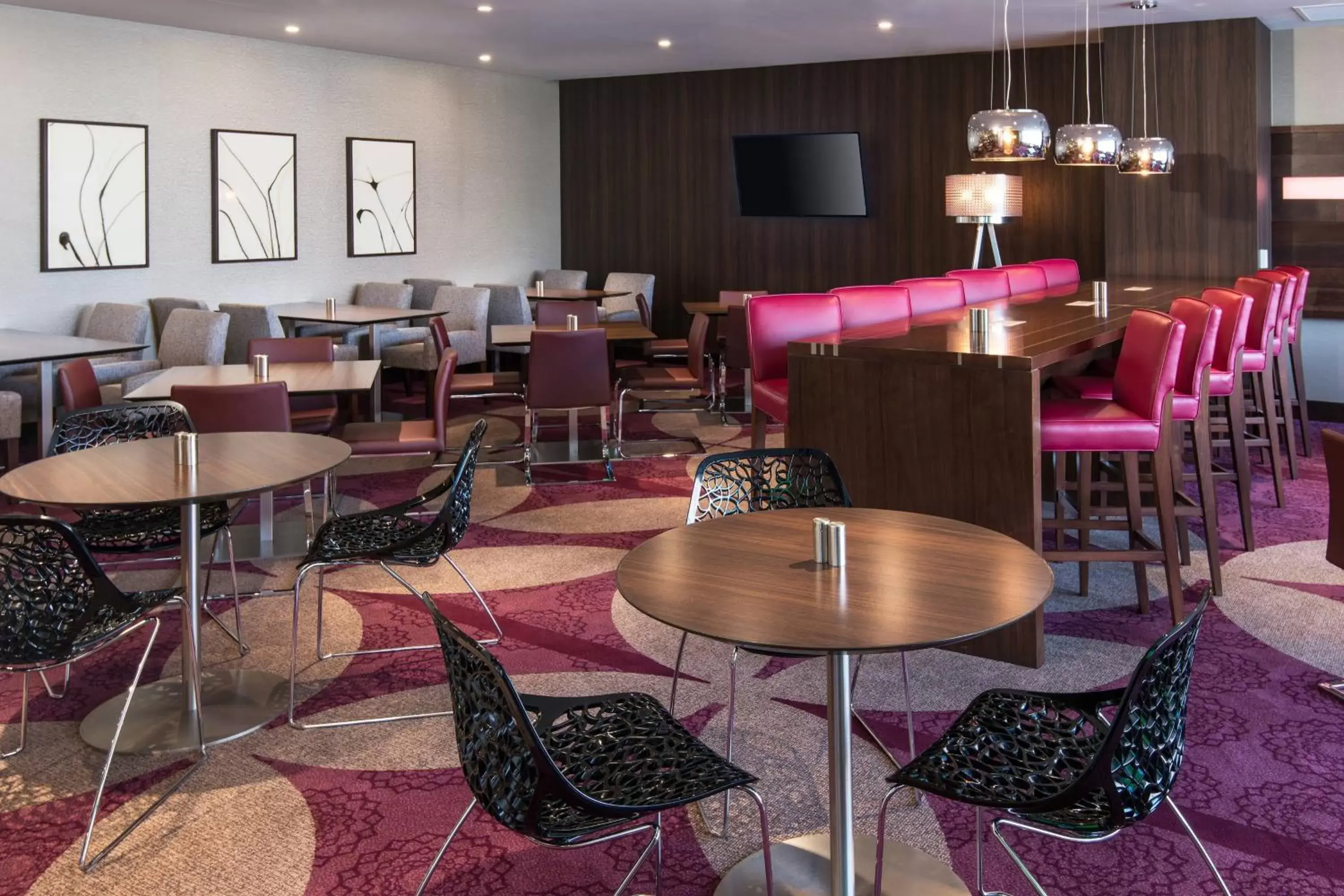 Lounge or bar, Restaurant/Places to Eat in Residence Inn by Marriott Los Angeles L.A. LIVE