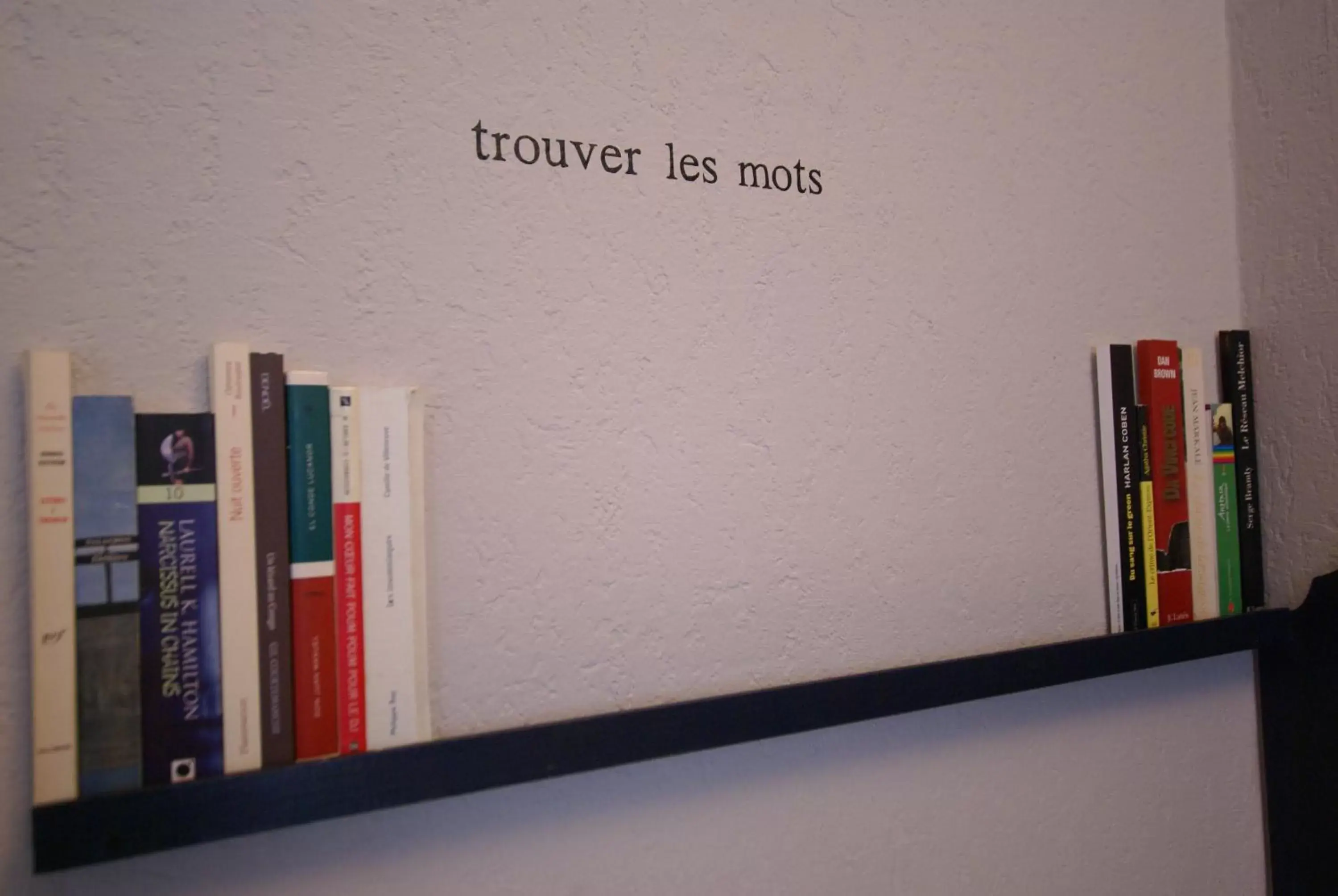 Decorative detail, Library in Hotel de la Placette Barcelonnette