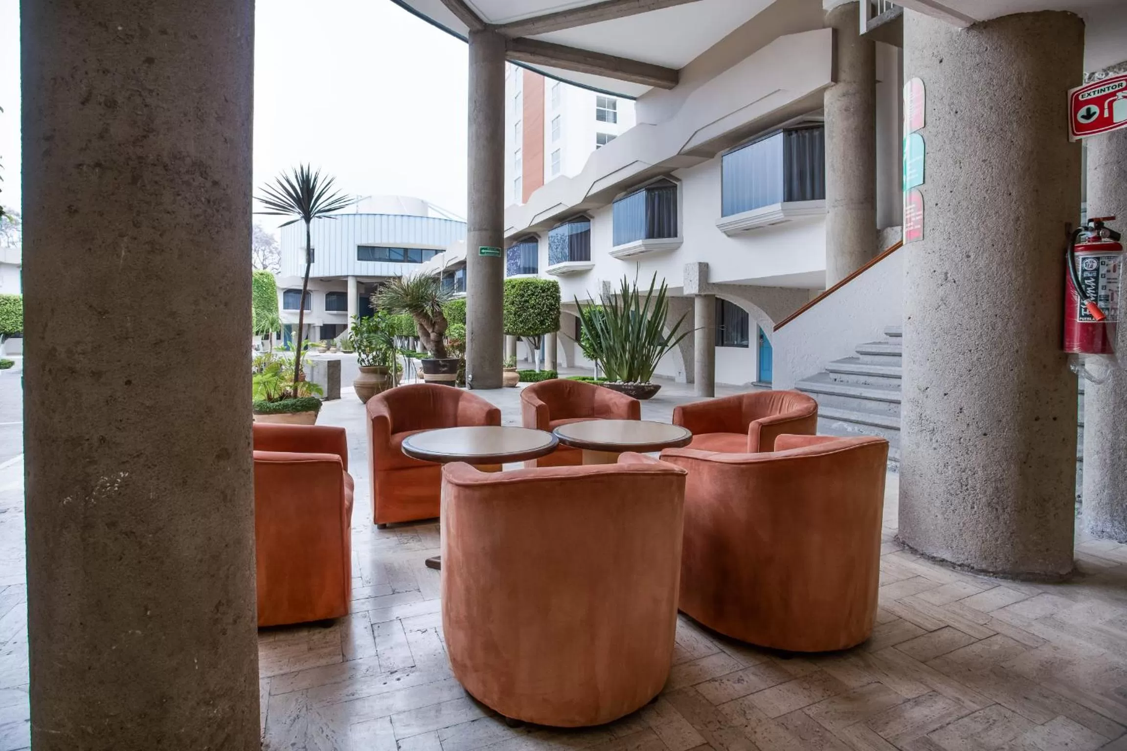 Patio in Hotel Puente Real