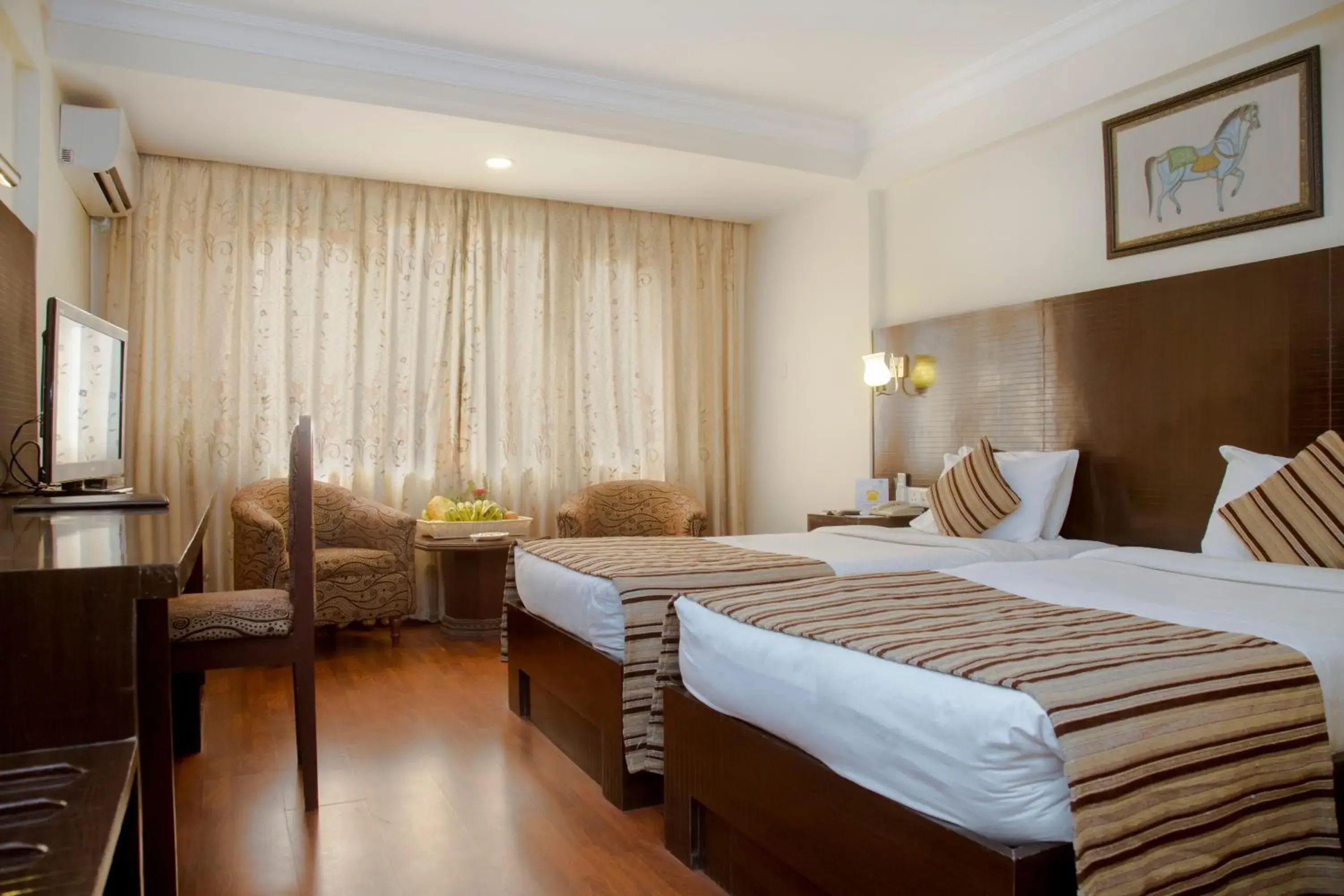 Bed in Hotel Vaishali