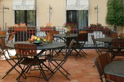 Balcony/Terrace, Restaurant/Places to Eat in Hotel Agathae