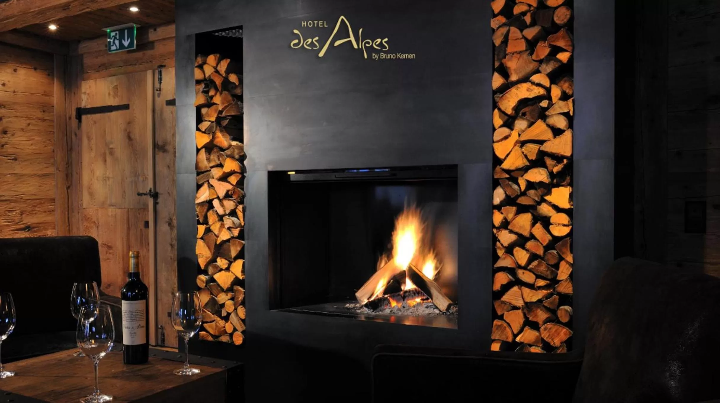 Decorative detail in Hotel des Alpes Superieur