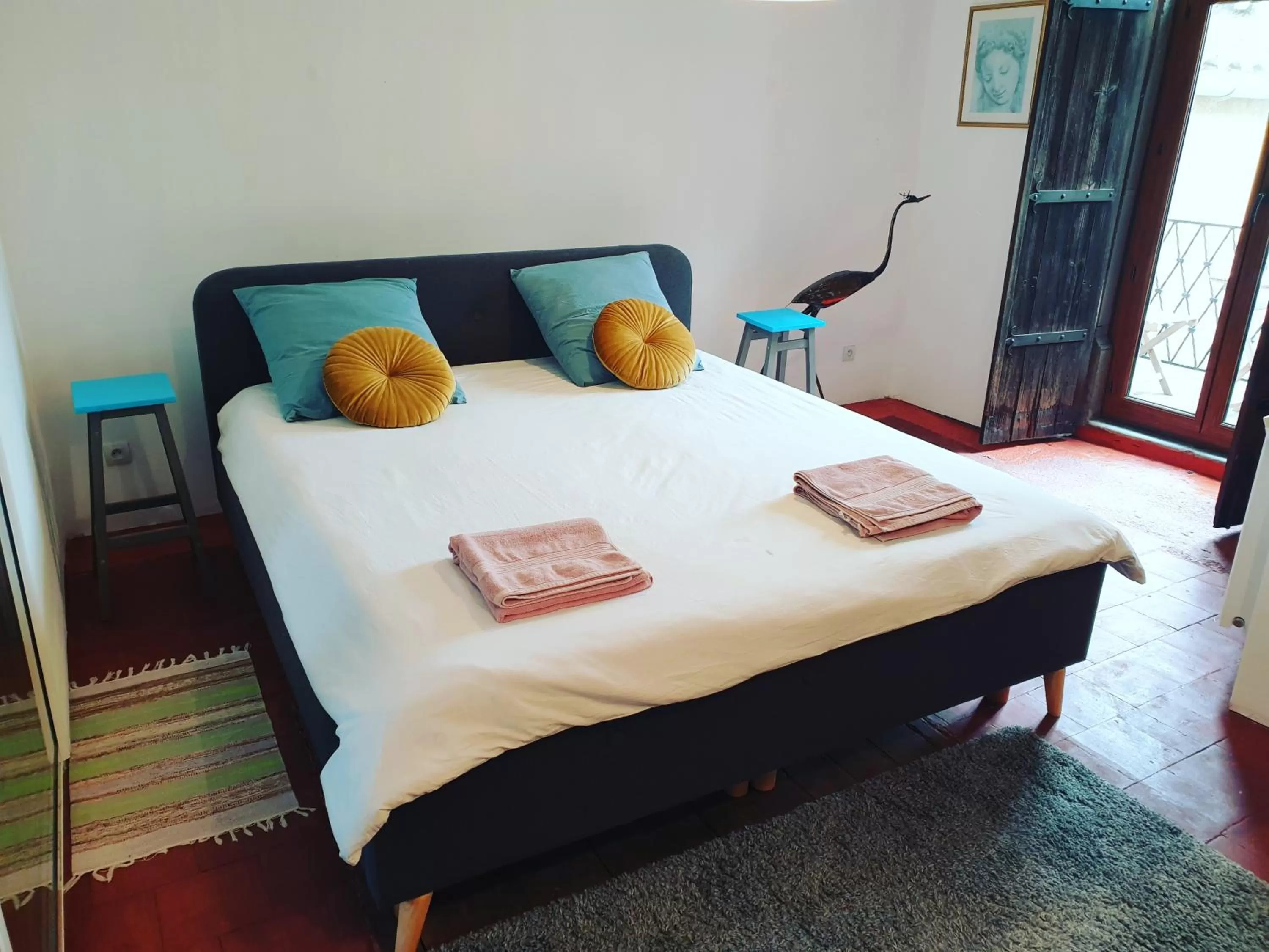 Bed in Les 2 Drôles d'Oiseaux