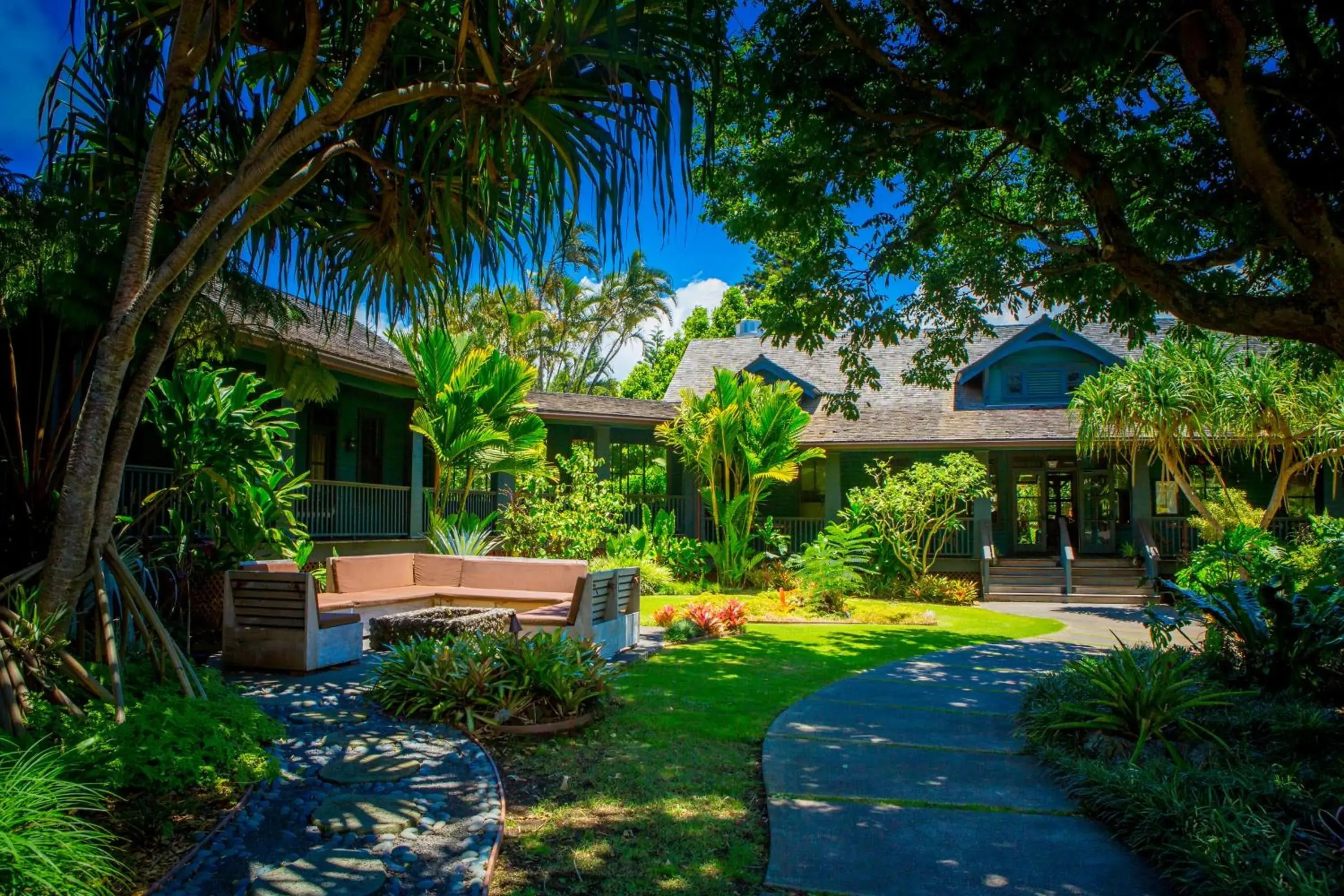 Garden in Lumeria Maui, Educational Retreat Center