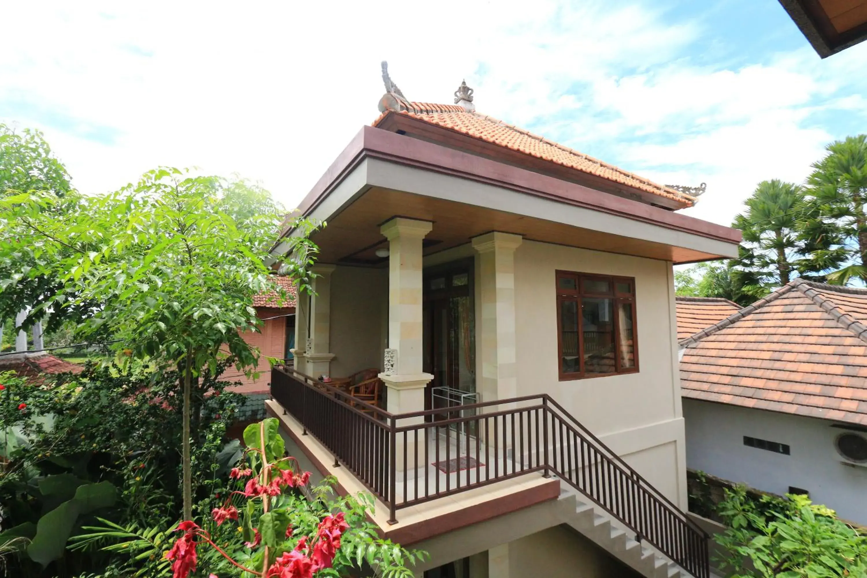 Balcony/Terrace, Property Building in Frangipani Bungalow
