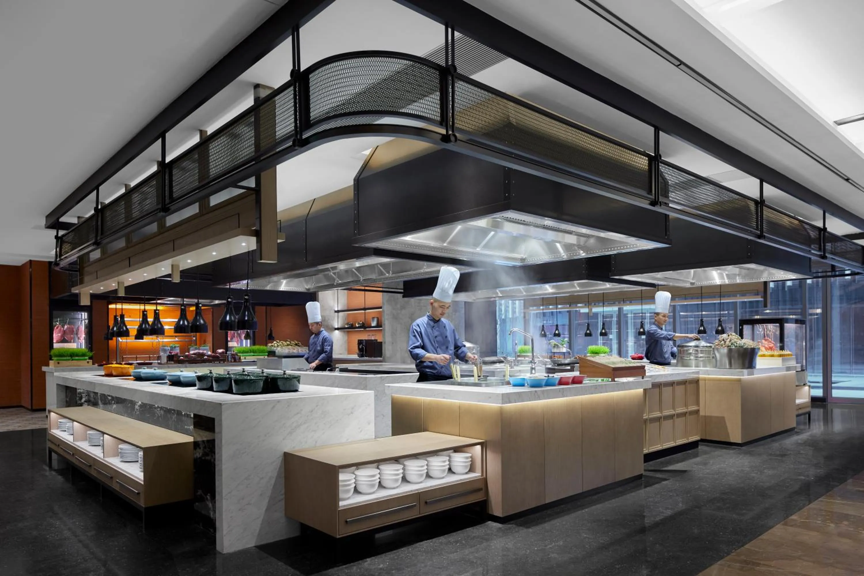 Restaurant/places to eat in Changzhou Marriott Hotel Jintan