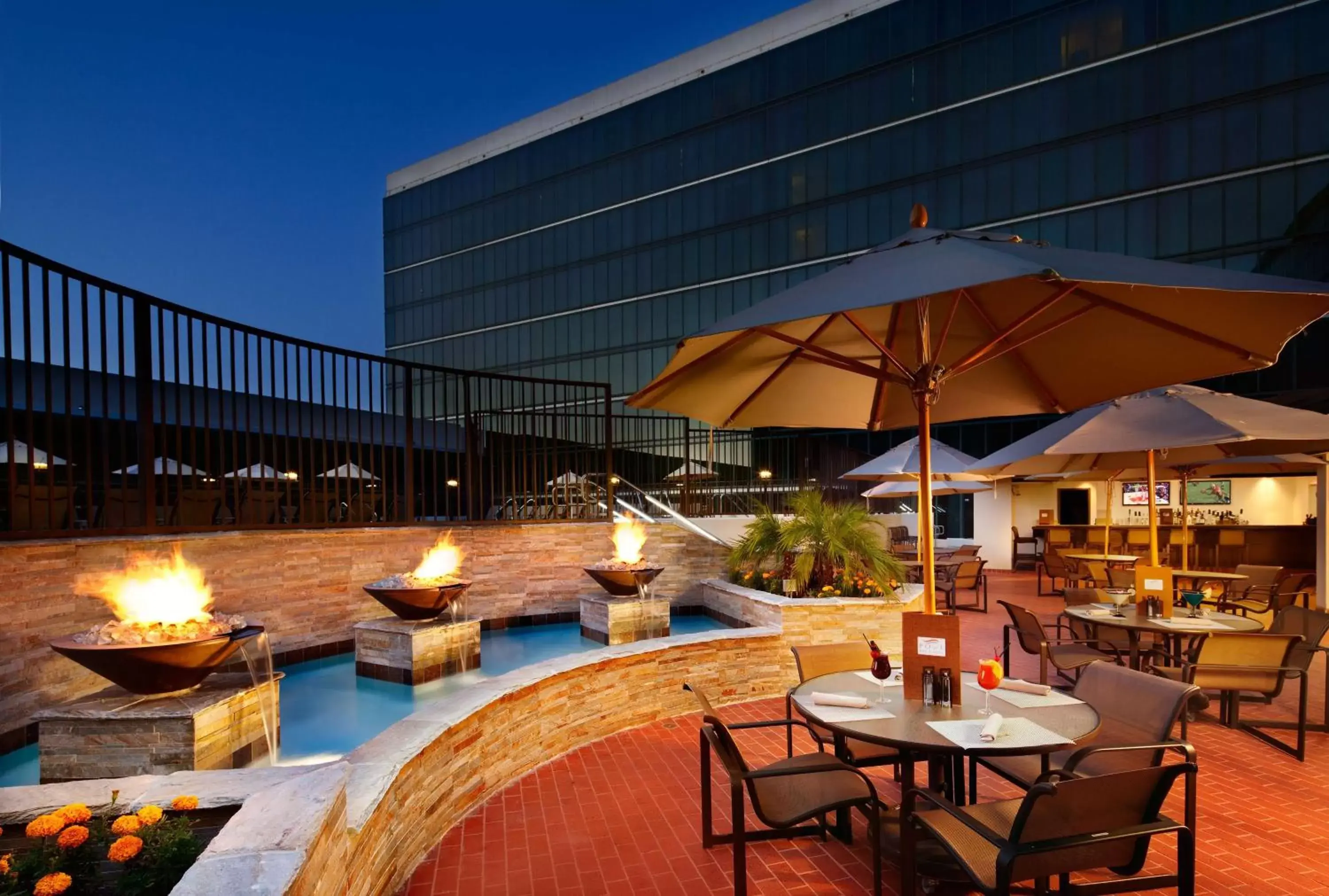 Property building, Swimming Pool in Hilton Anaheim