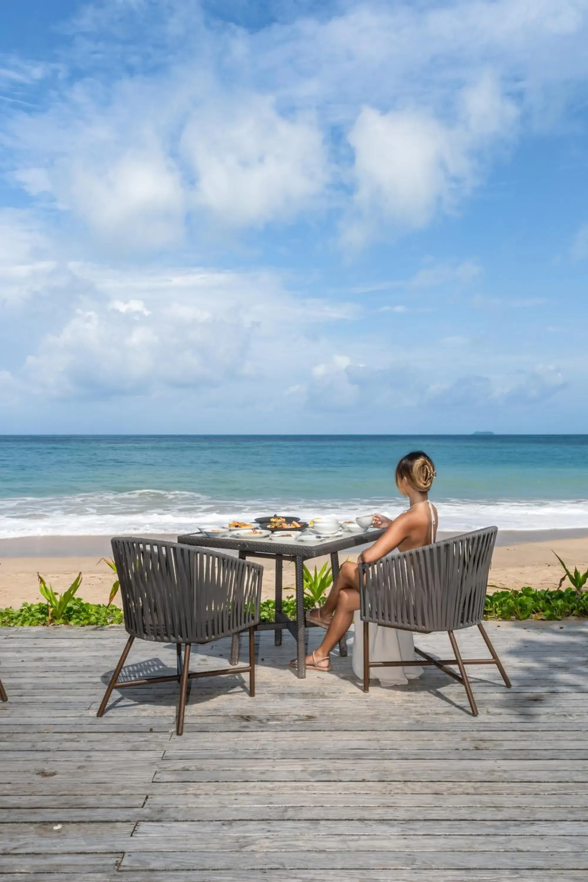 Restaurant/places to eat, Beach in Layana Resort & Spa - Adult Only - SHA Extra Plus