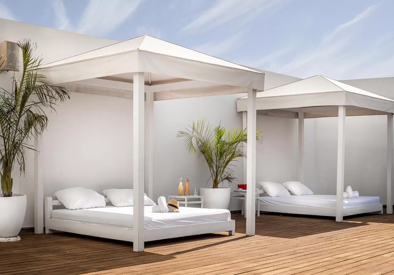 sunbed, Bed in Astral Maris Hotel