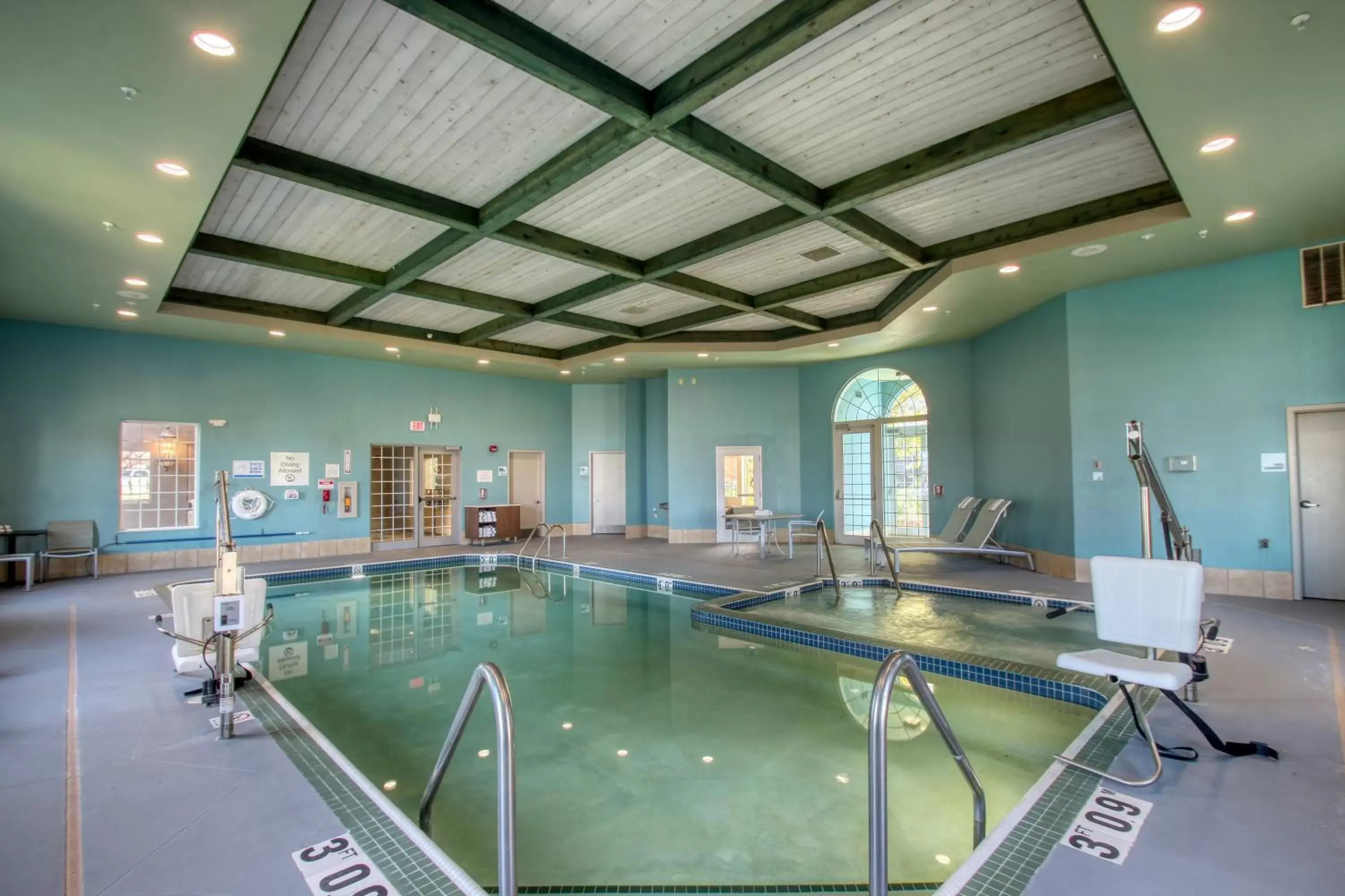 Swimming Pool in Holiday Inn Express Hotel & Suites Oshkosh - State Route 41, an IHG Hotel