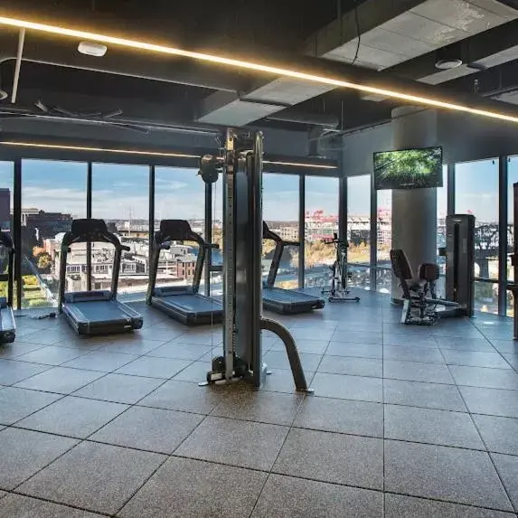 Fitness centre/facilities in Placemakr Premier SoBro Fitness centre/facilities in Placemakr Premier SoBro