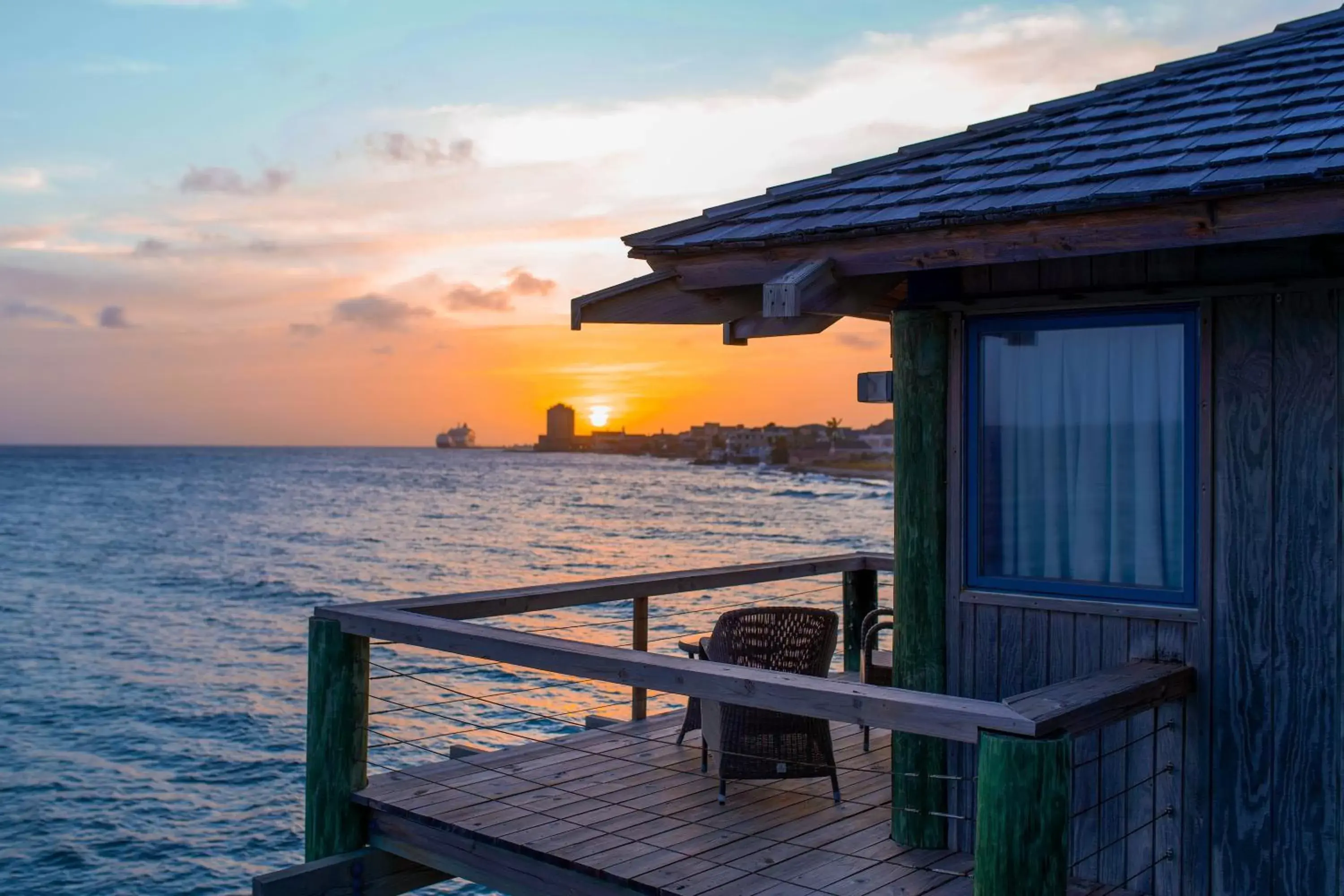 City view in Curacao Avila Beach Hotel