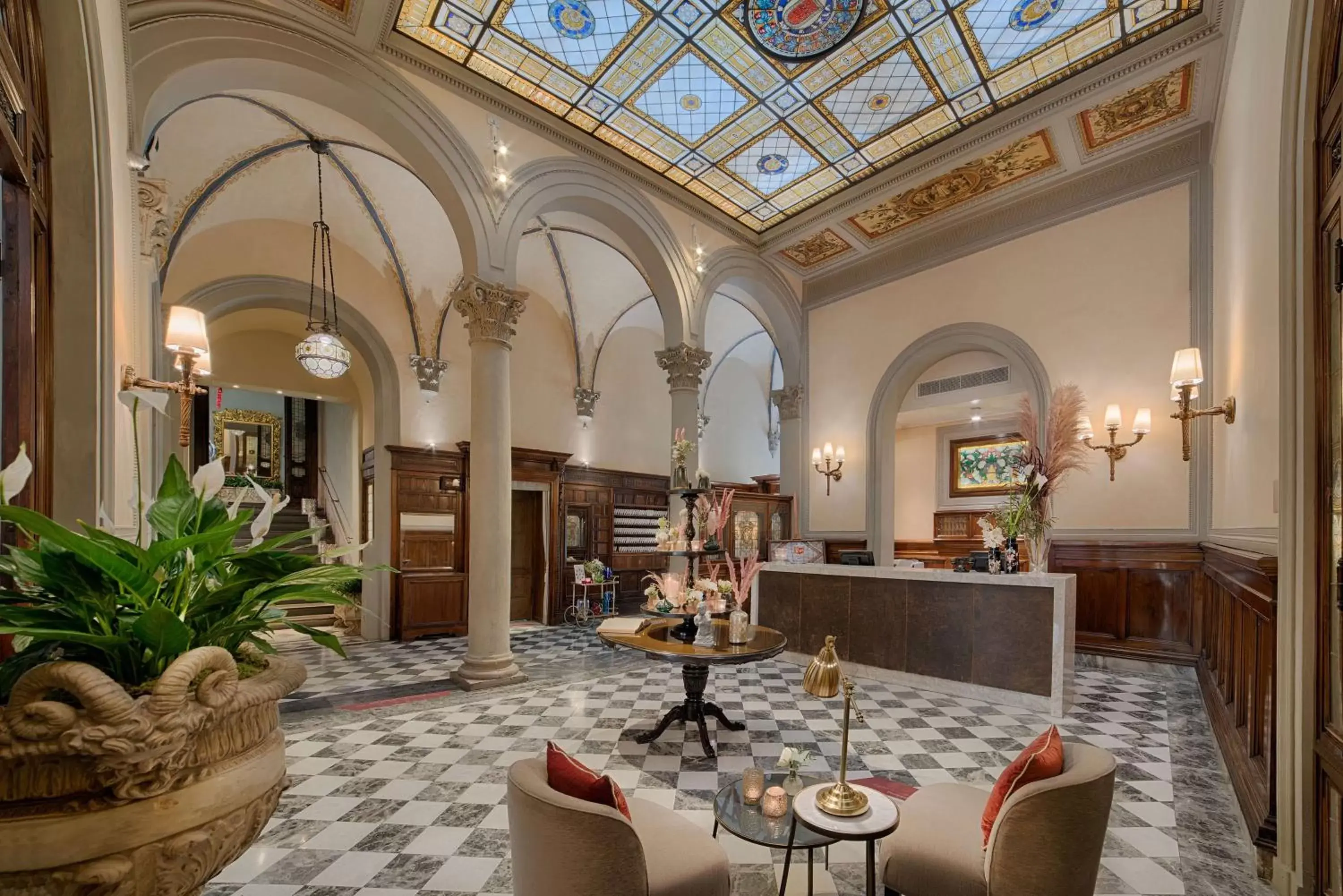 Lobby or reception, Restaurant/Places to Eat in NH Collection Firenze Porta Rossa