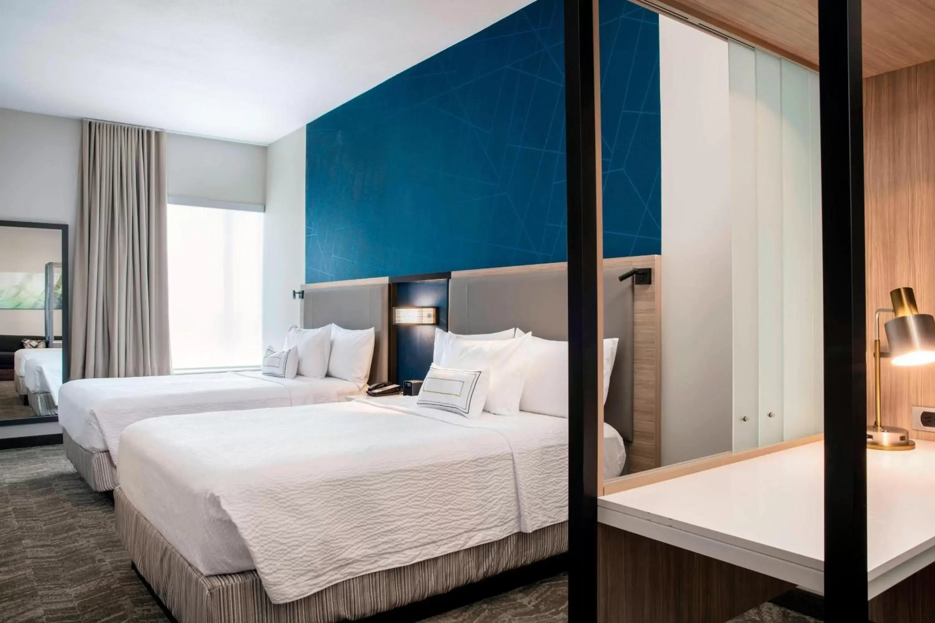 Bedroom, Bed in SpringHill Suites by Marriott Miami Doral
