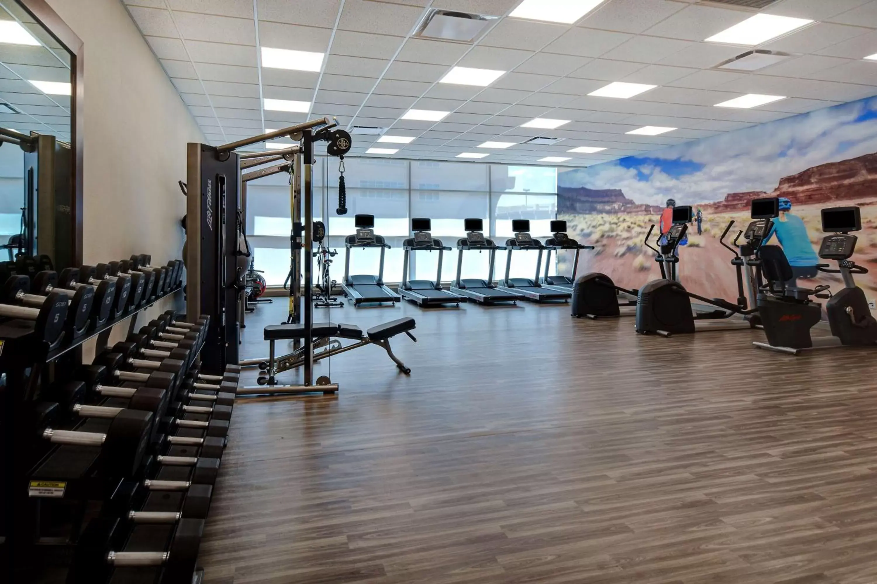 Fitness centre/facilities in Hampton Inn Tucson Downtown, Az