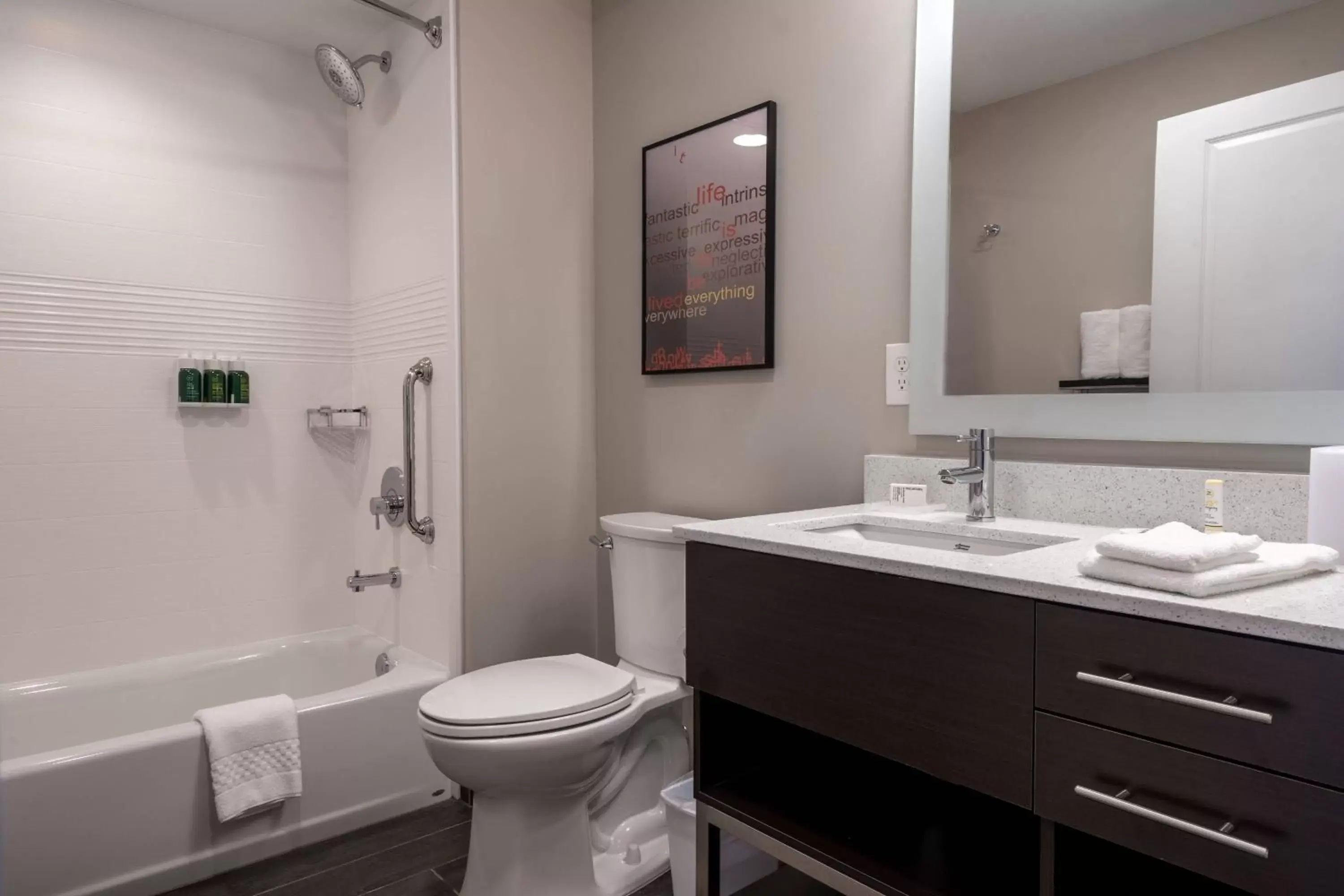 Bathroom in TownePlace Suites by Marriott Clinton