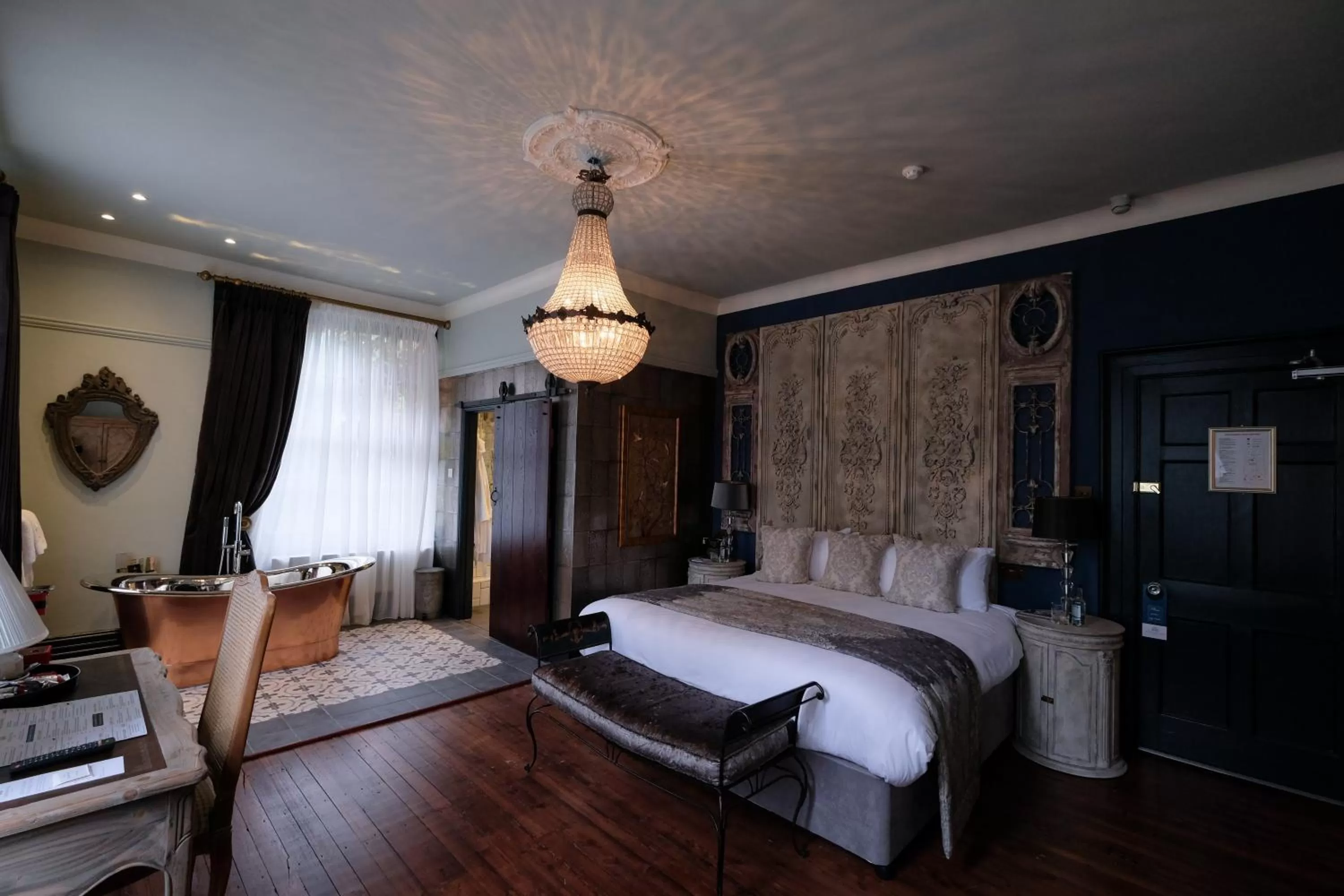 Bed in Bowburn Hall Hotel