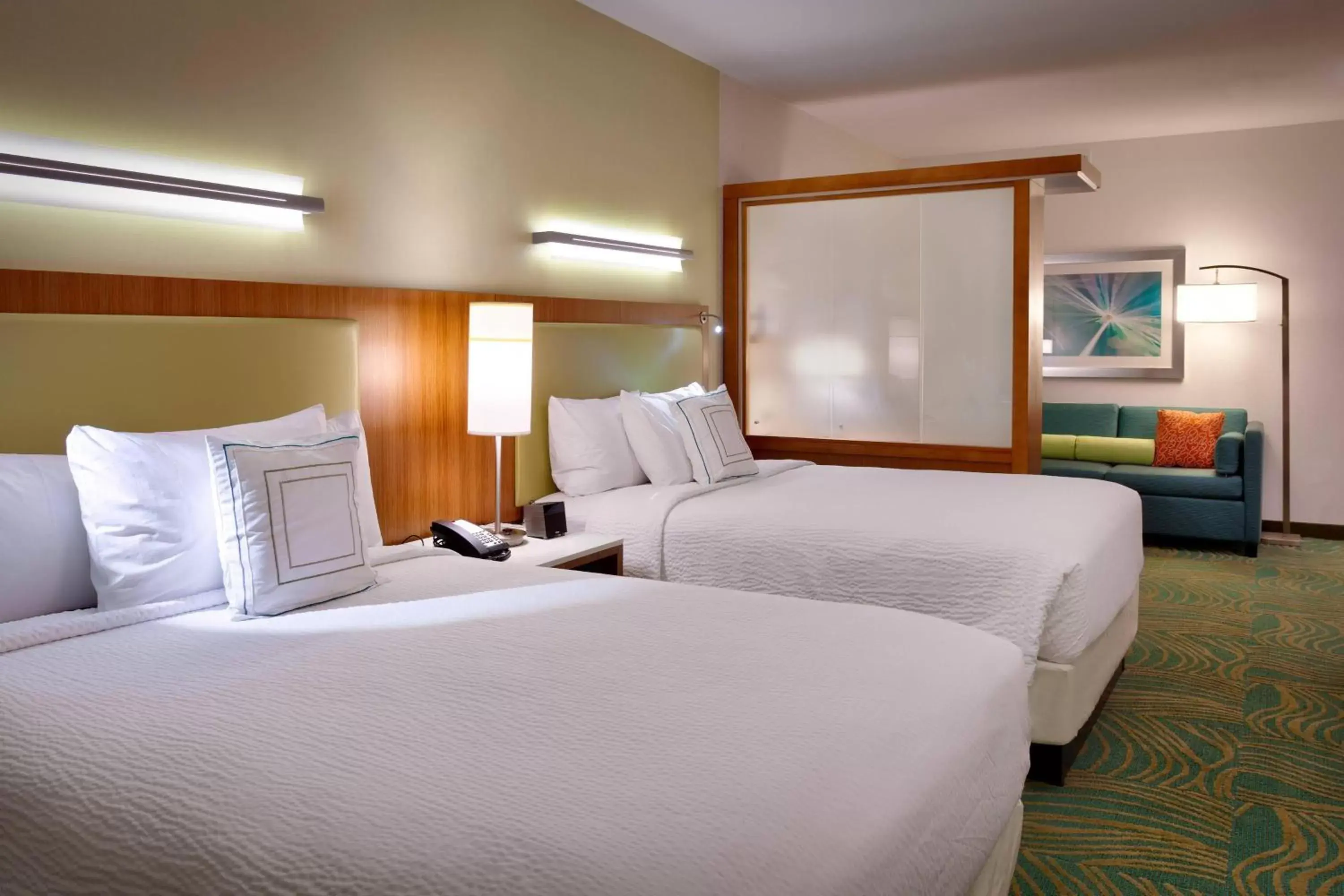 Bedroom, Bed in SpringHill Suites by Marriott Houston I-45 North
