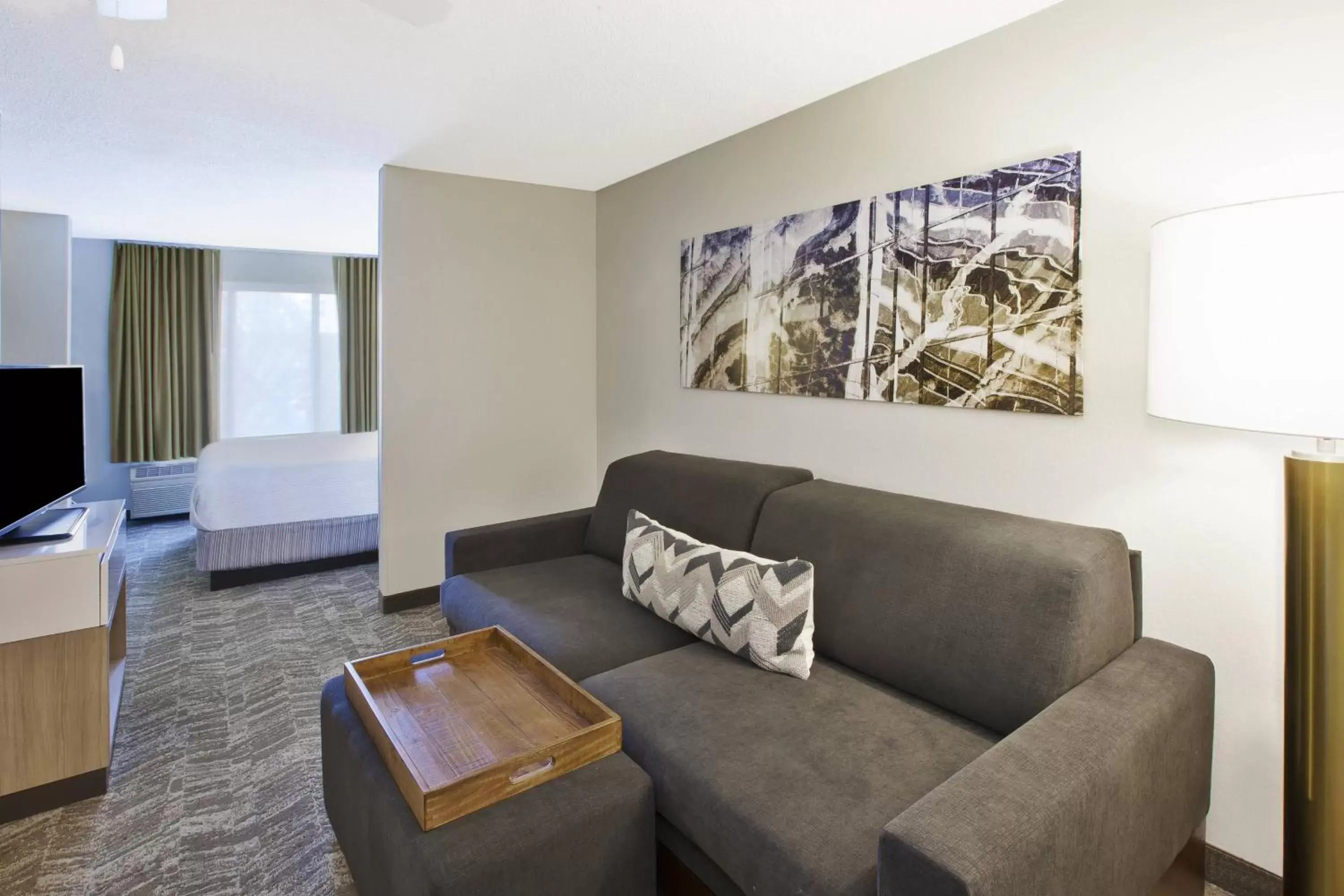 Bedroom, Seating Area in SpringHill Suites Minneapolis-St. Paul Airport/Eagan