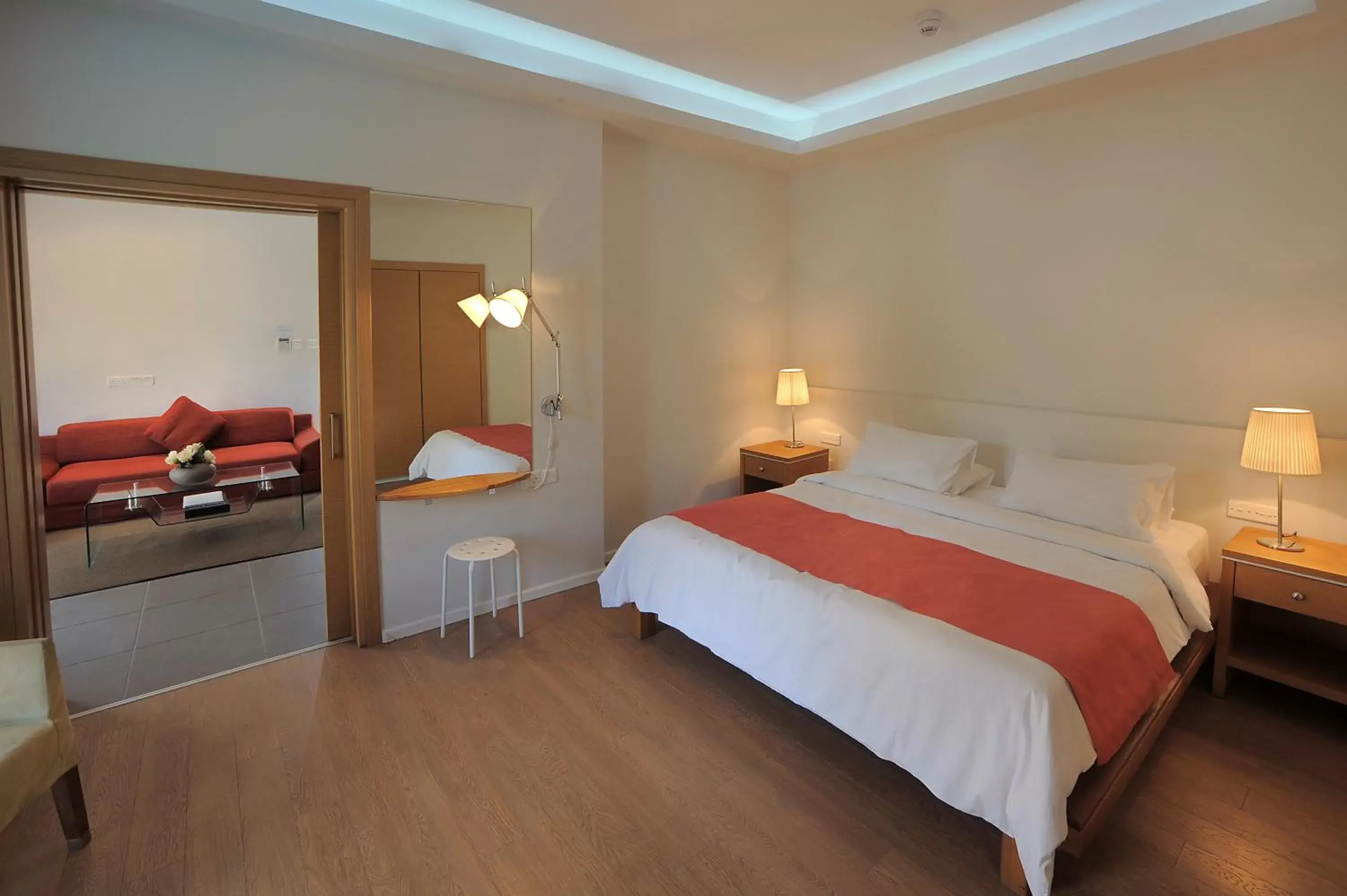 Bedroom, Bed in E-Hotel Larnaca Resort & Spa