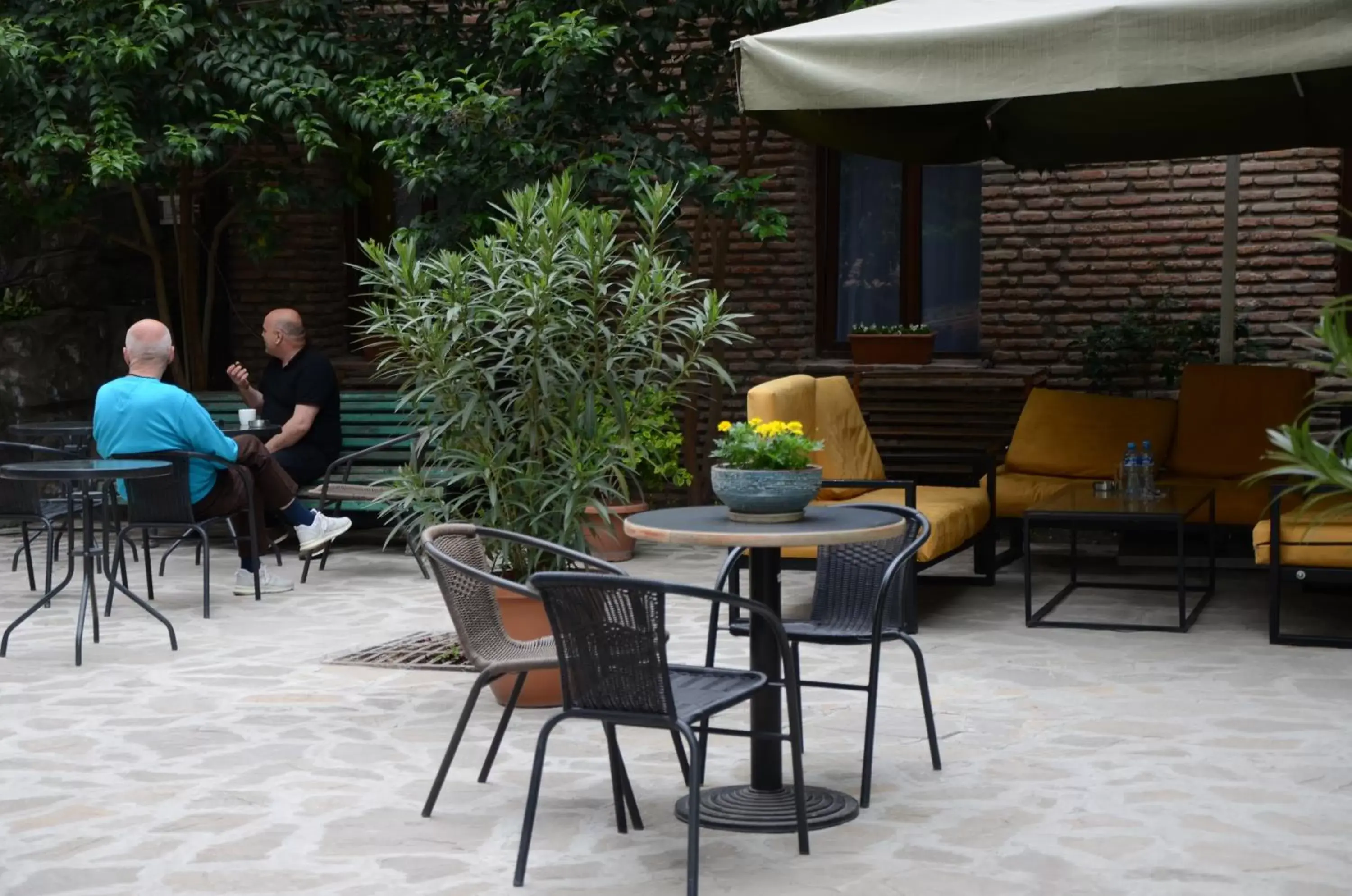 Inner courtyard view in Tiflis Hotel