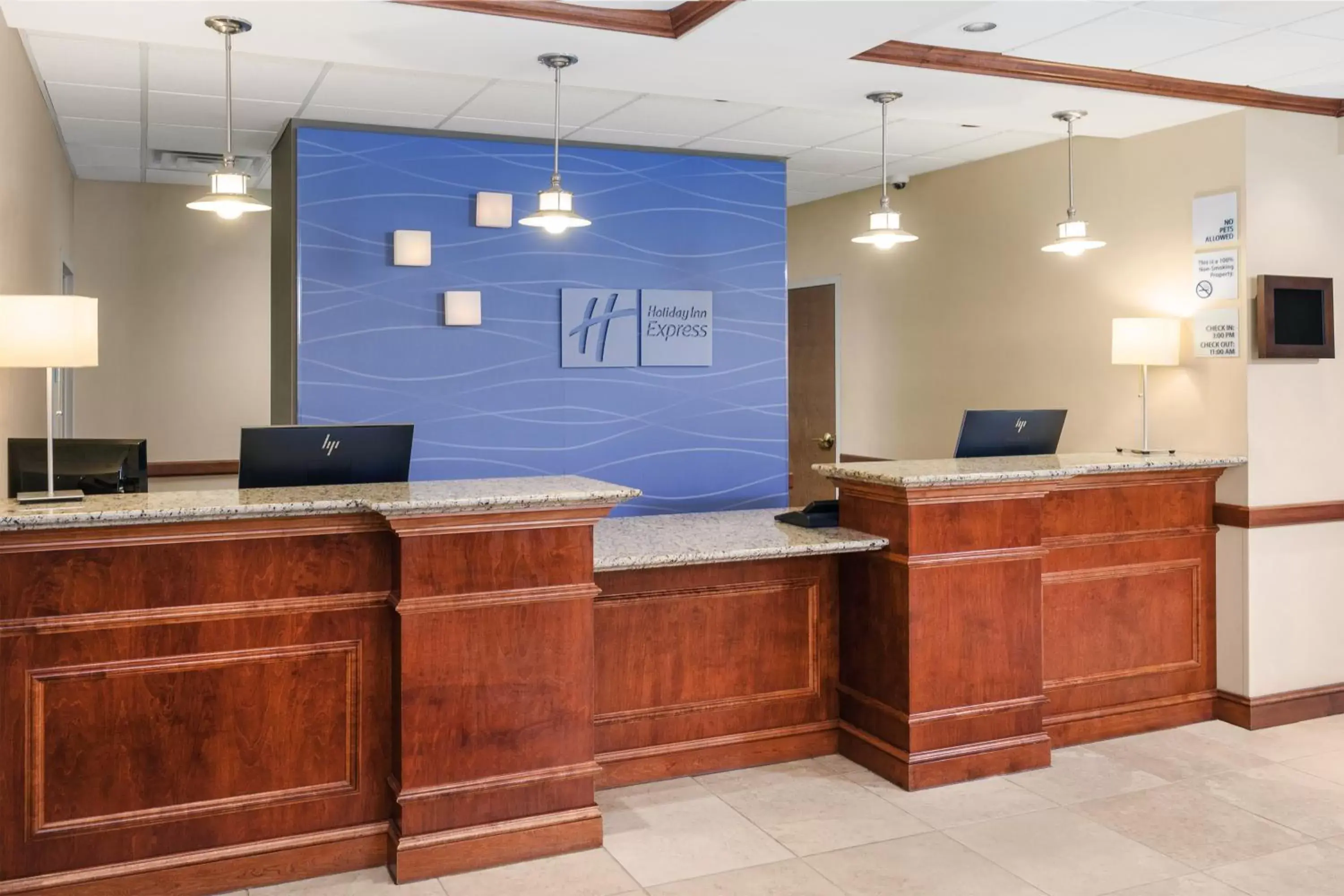 Property building, Lobby/Reception in Holiday Inn Express Hotel & Suites Hampton South-Seabrook, an IHG Hotel