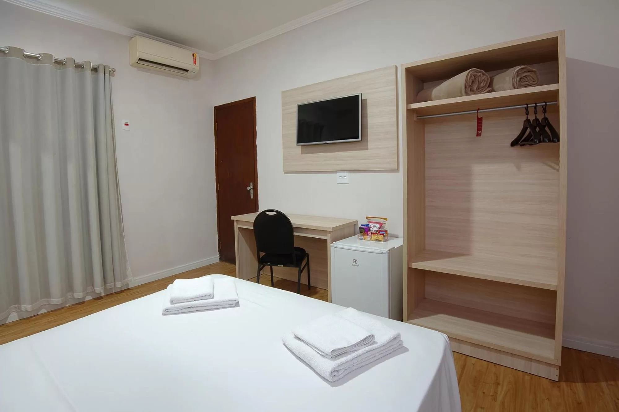 Bed in Fênix Hotel Campinas