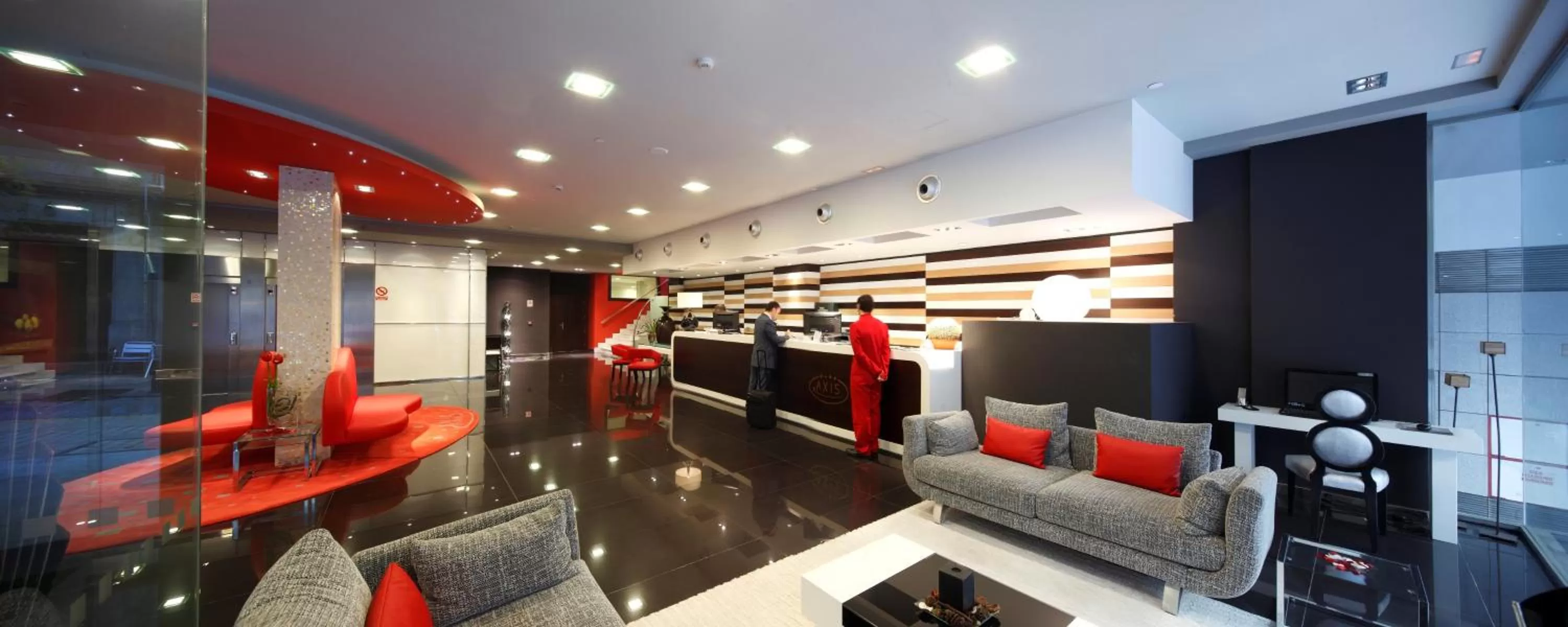 Lobby or reception in Silken Axis Vigo
