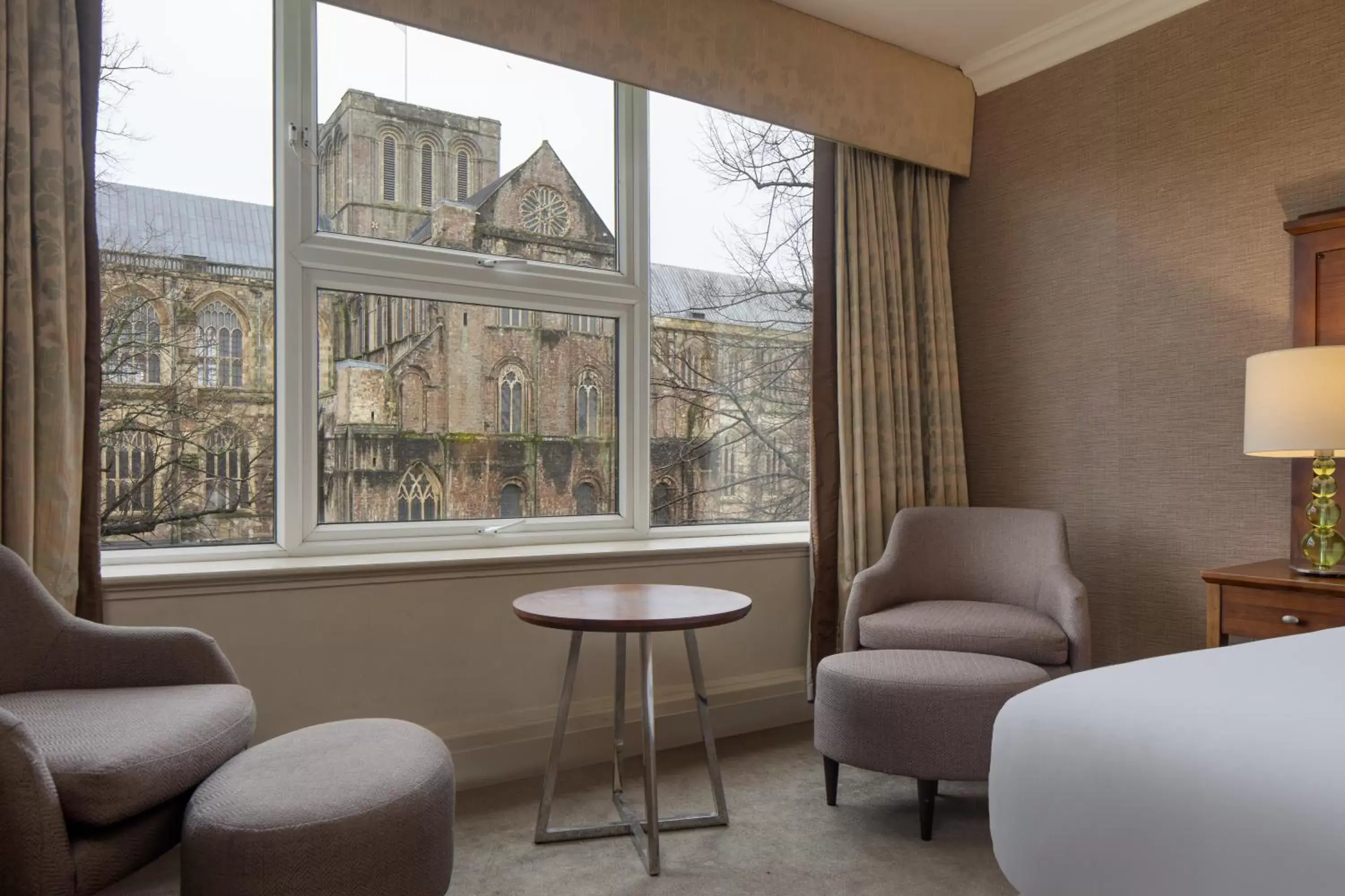 Landmark view, Seating Area in Mercure Winchester Wessex Hotel
