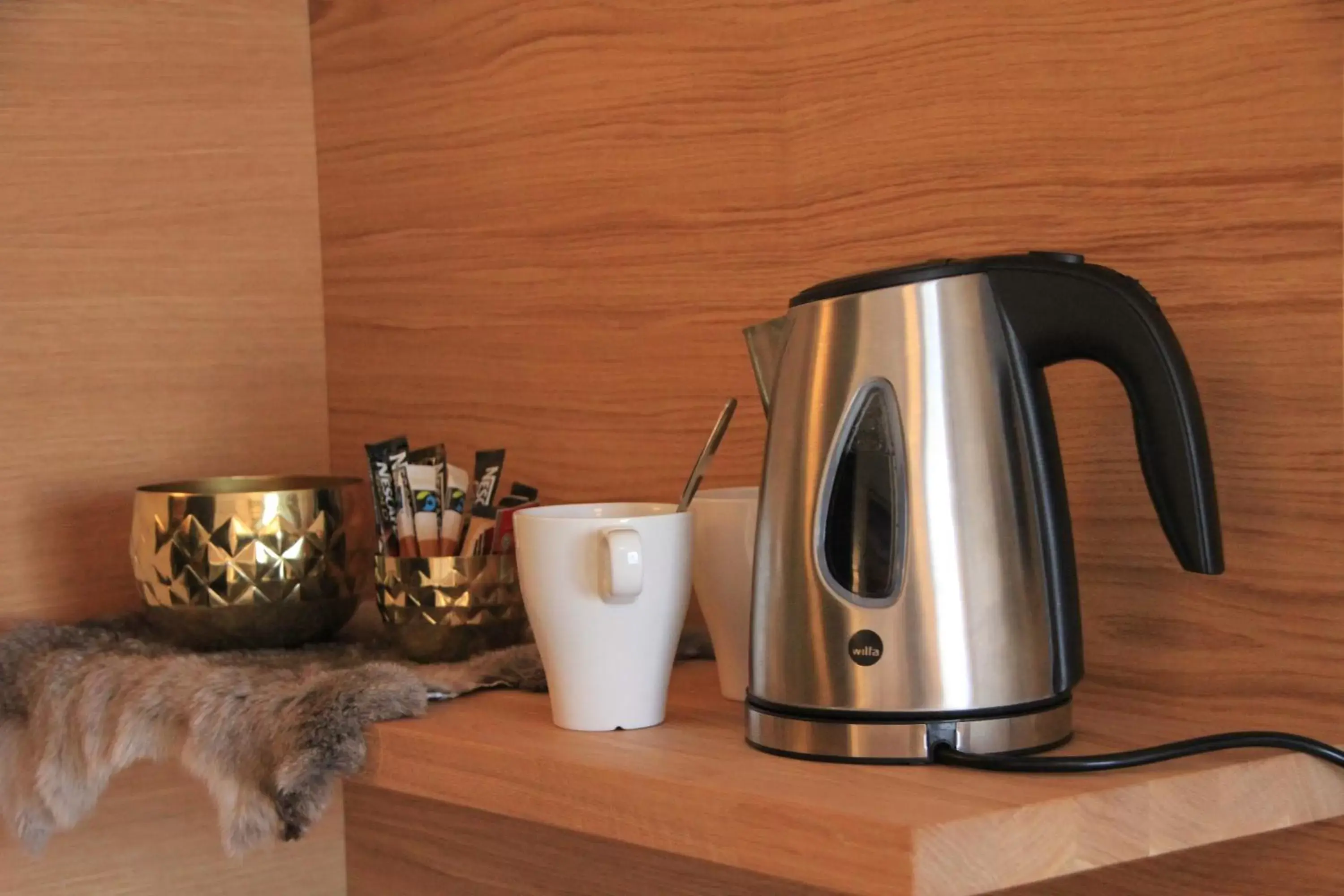 Coffee/tea facilities in Hotel Aakenus