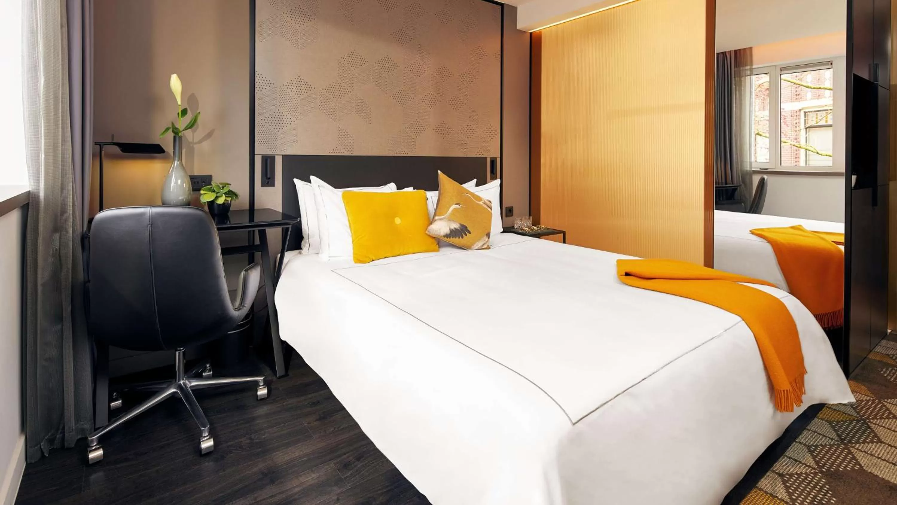 Photo of the whole room, Bed in Park Plaza Vondelpark Amsterdam