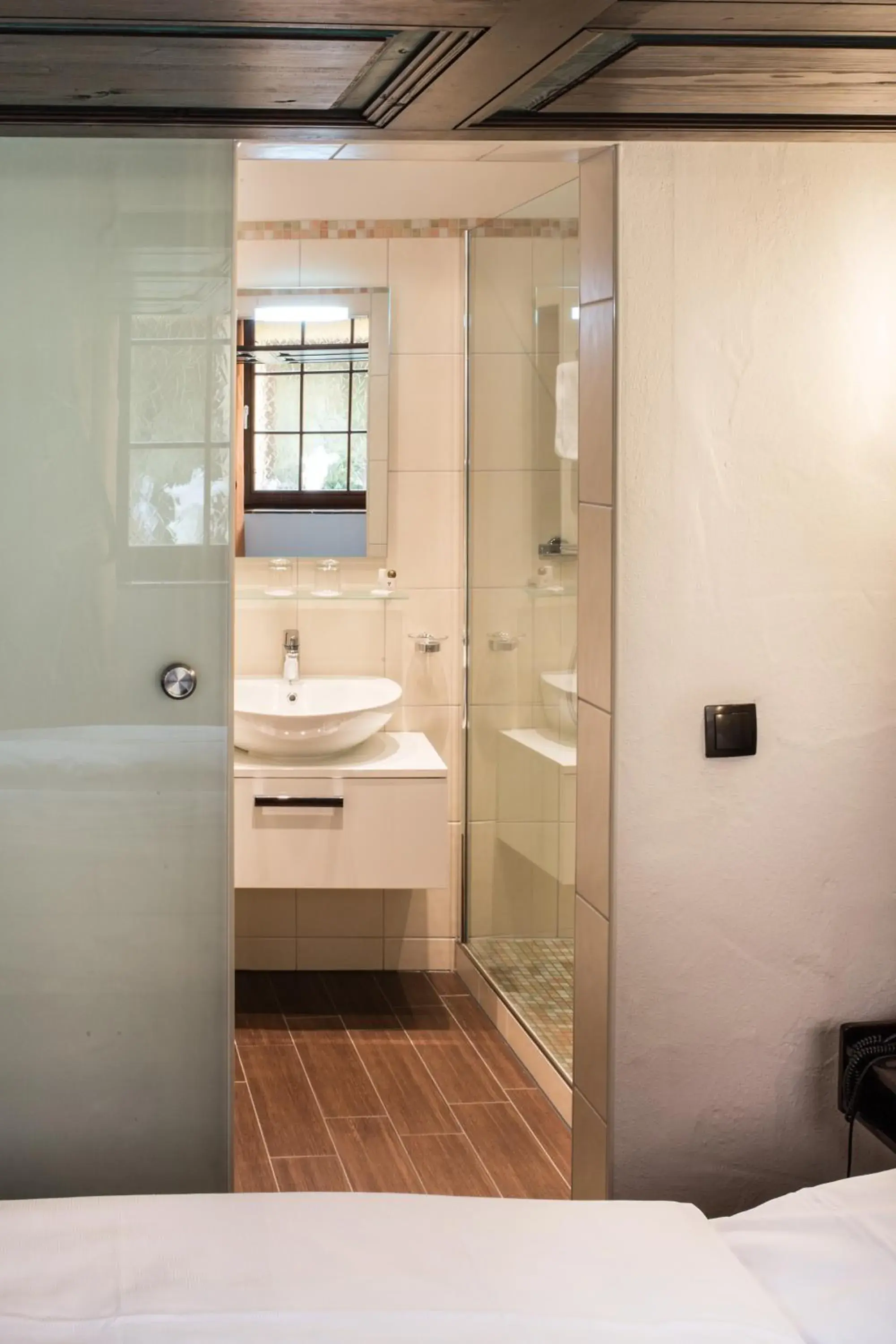Bathroom in Romantik Hotel Greifen-Post