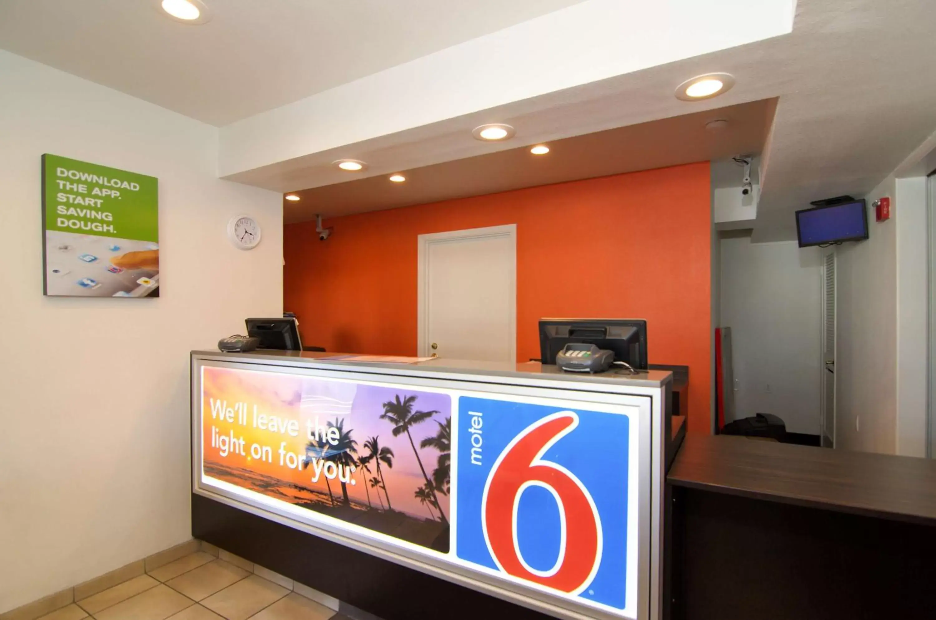 Property logo or sign, Lobby/Reception in Motel 6-North Palm Springs, CA - North