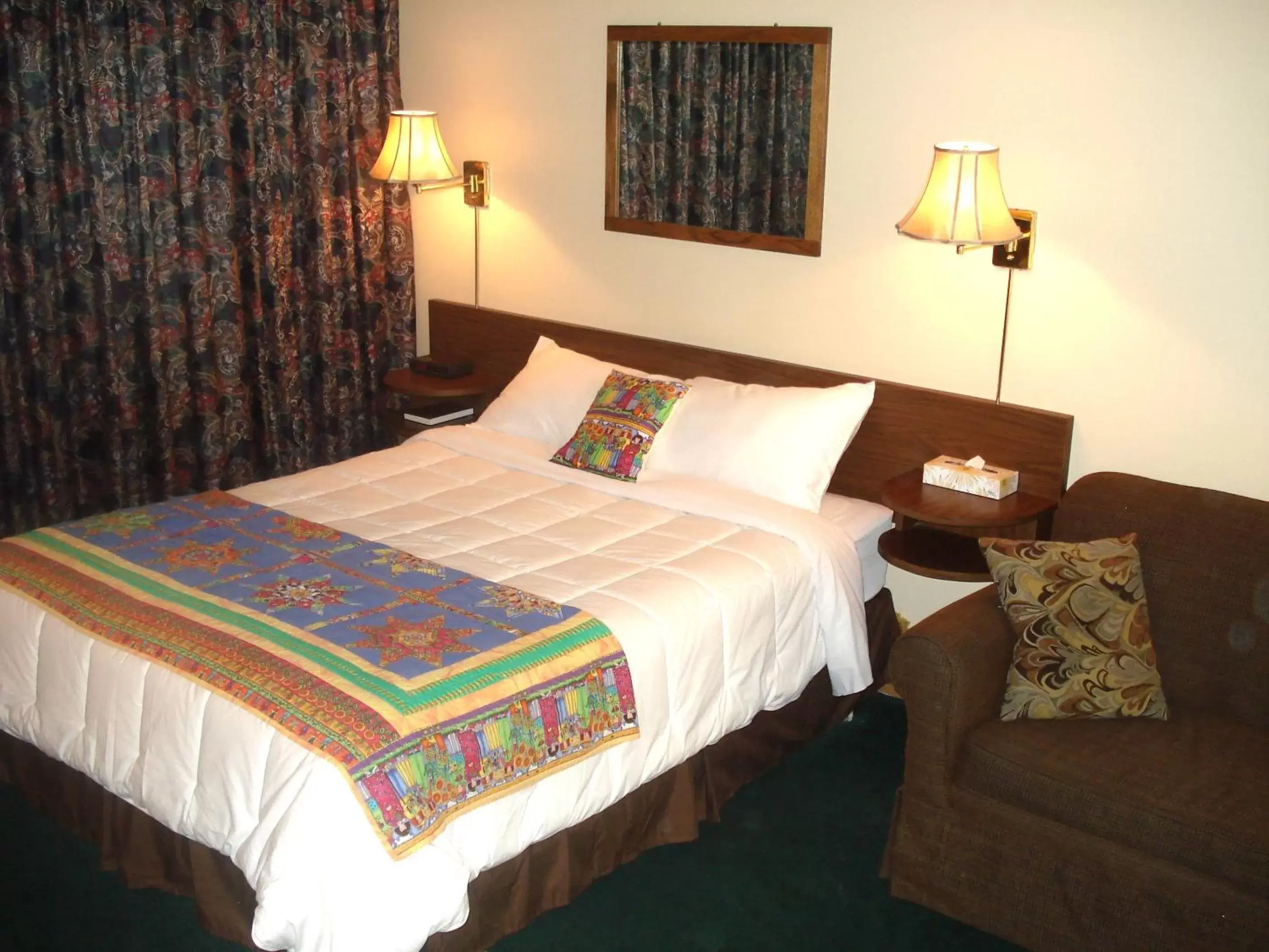 Bed in Motel Tyrol