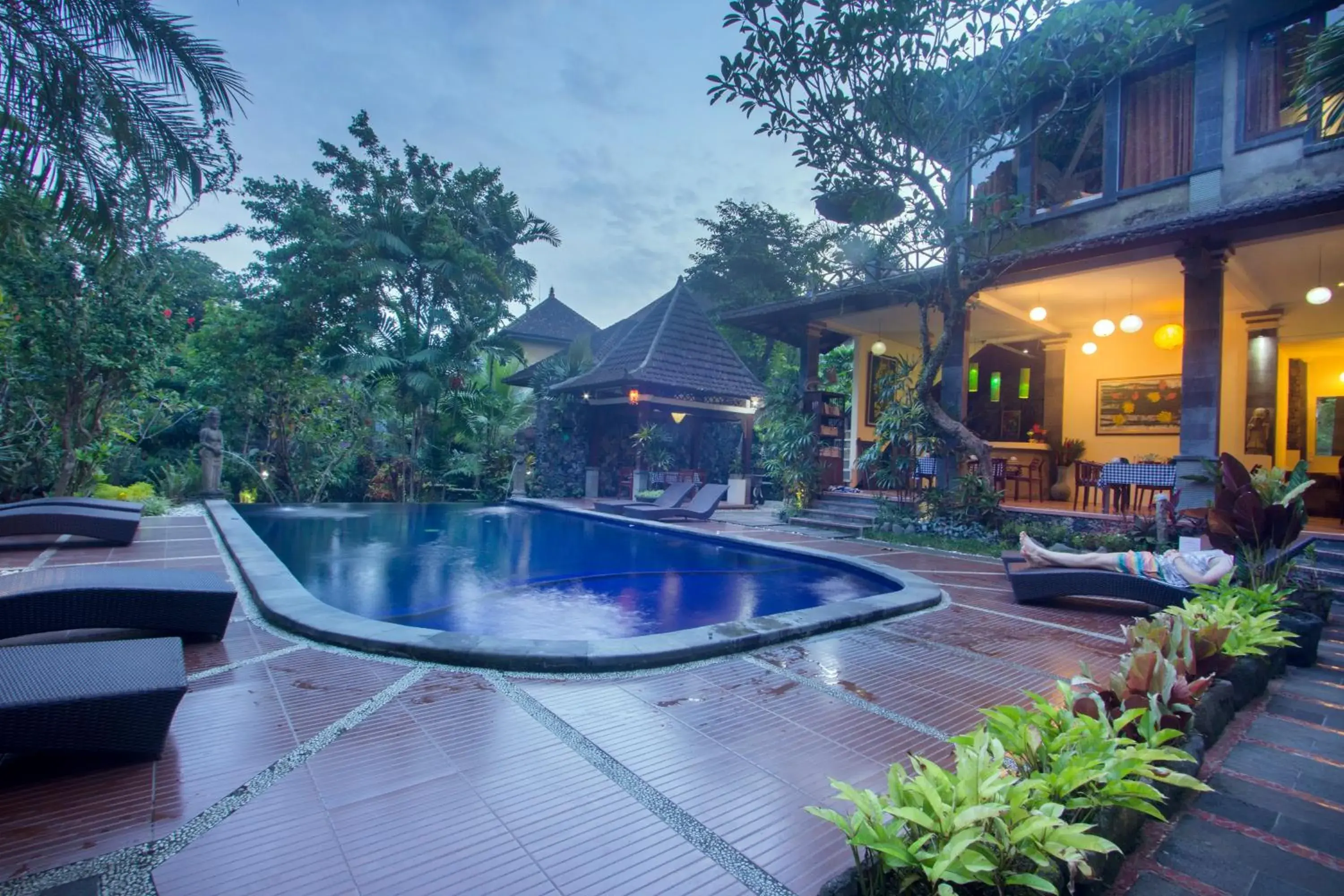 Restaurant/places to eat, Swimming Pool in Dewangga Ubud