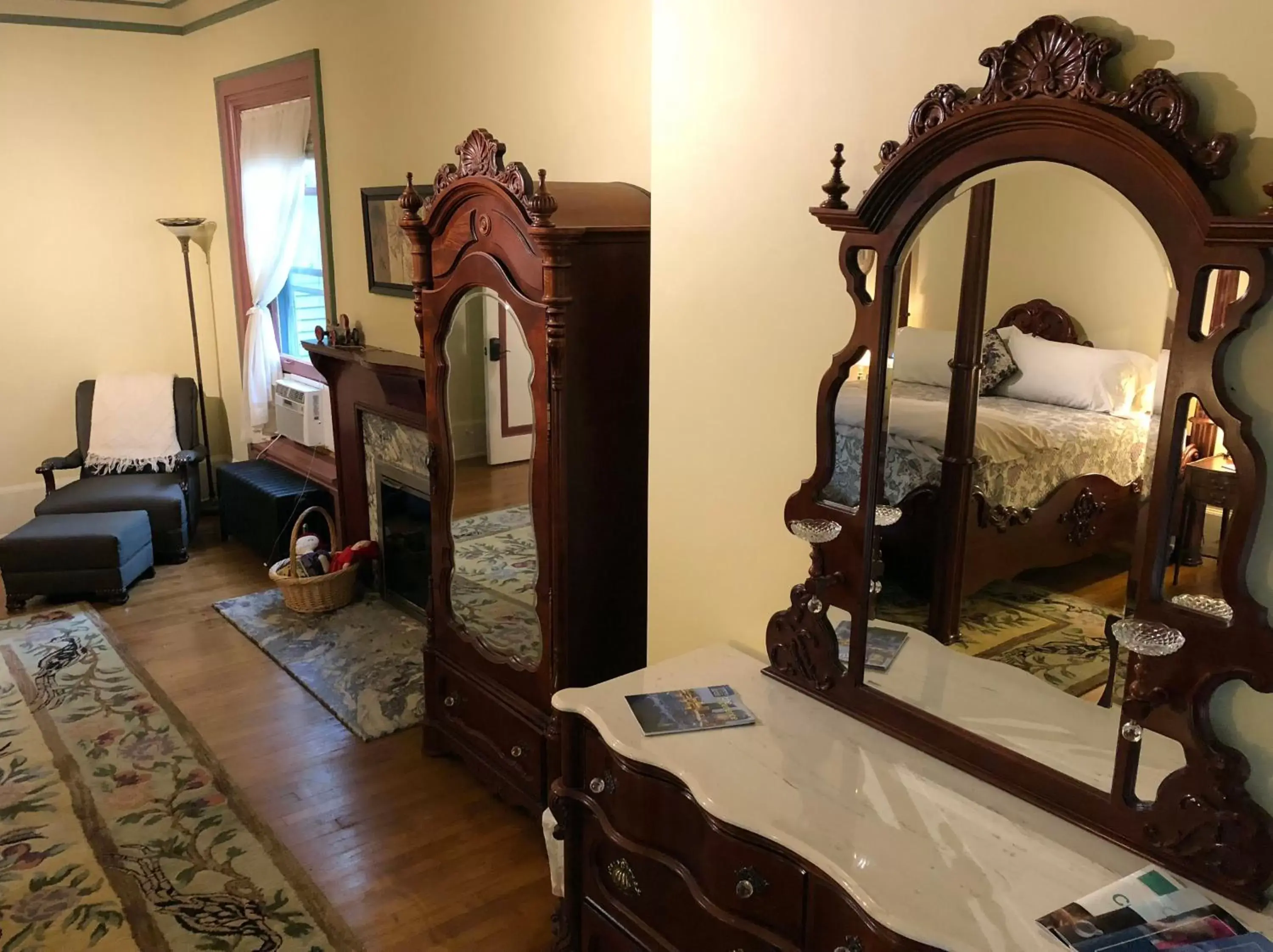 Bedroom in The Parsonage Inn B&B