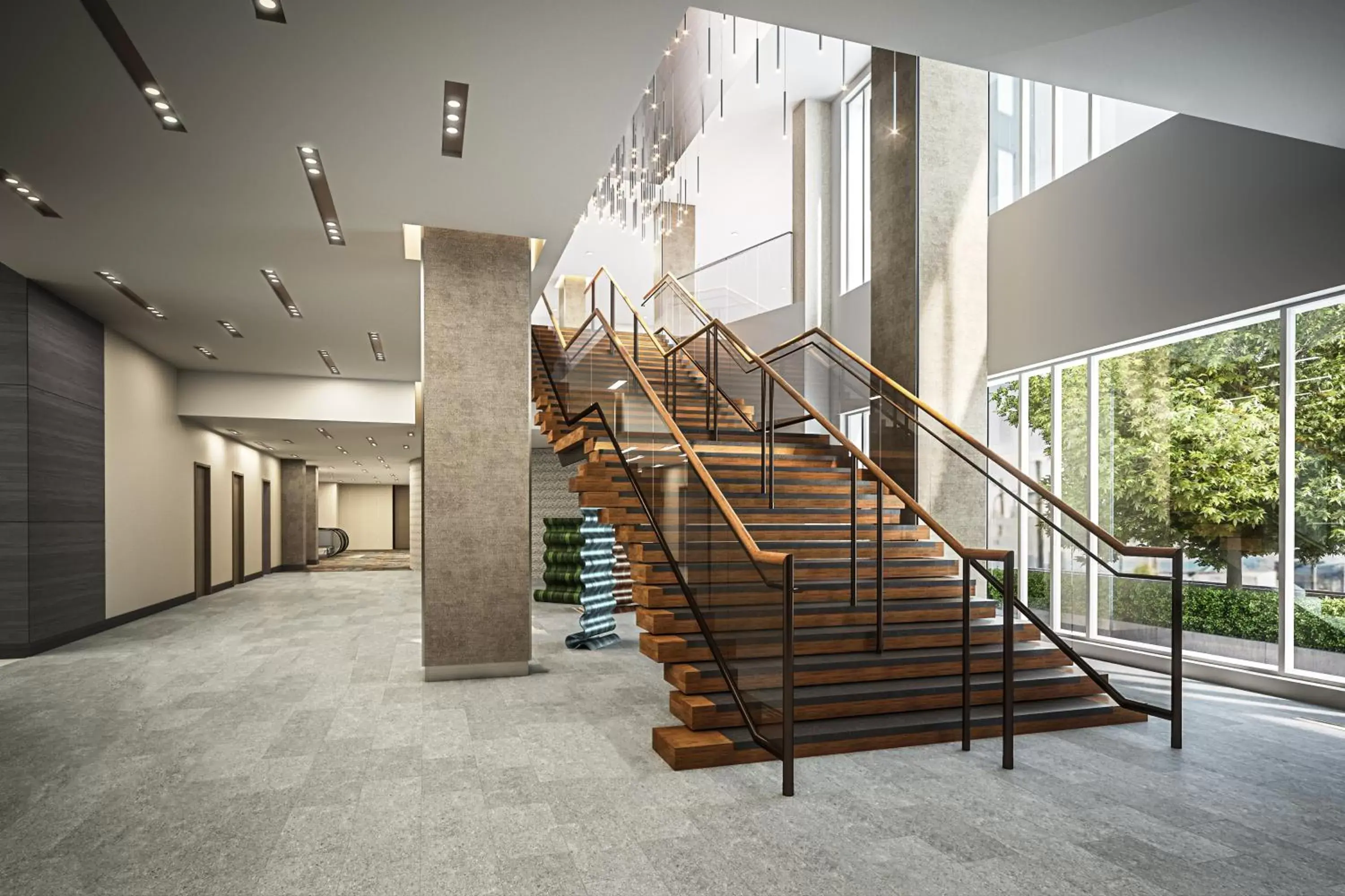 Property building in Hyatt Regency Portland at the Oregon Convention Center