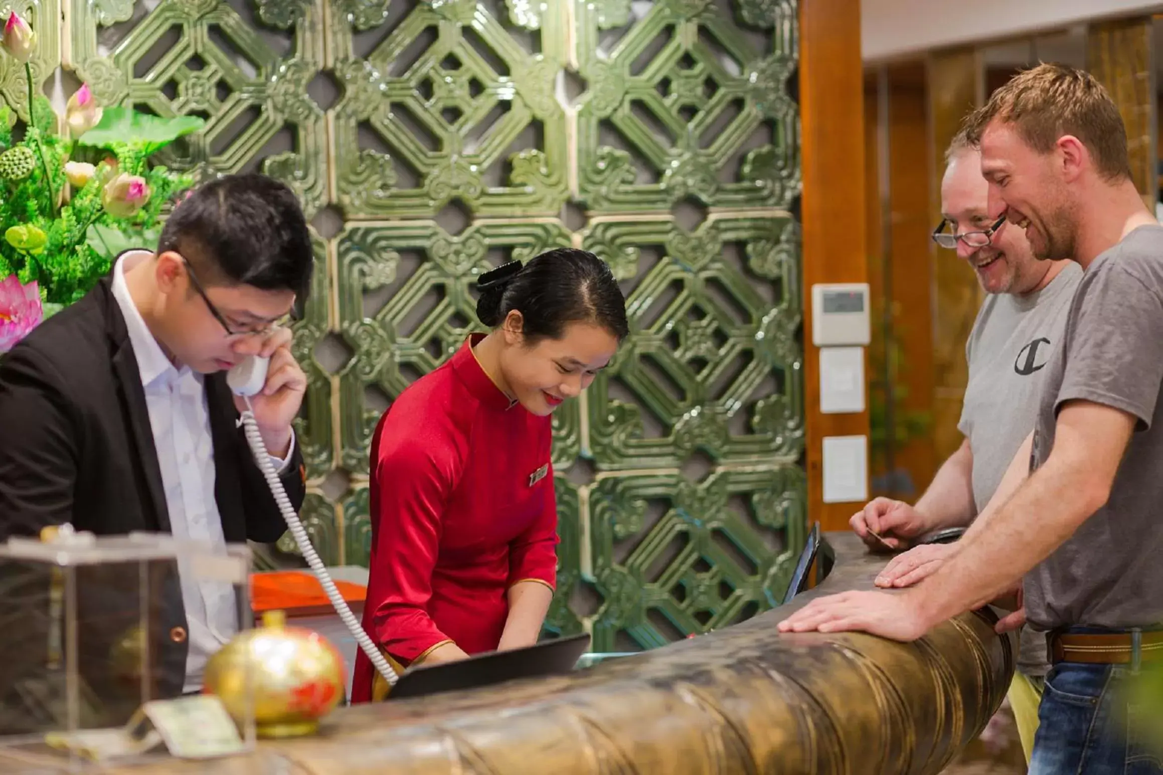 Staff in Hanoi Golden Holiday Hotel