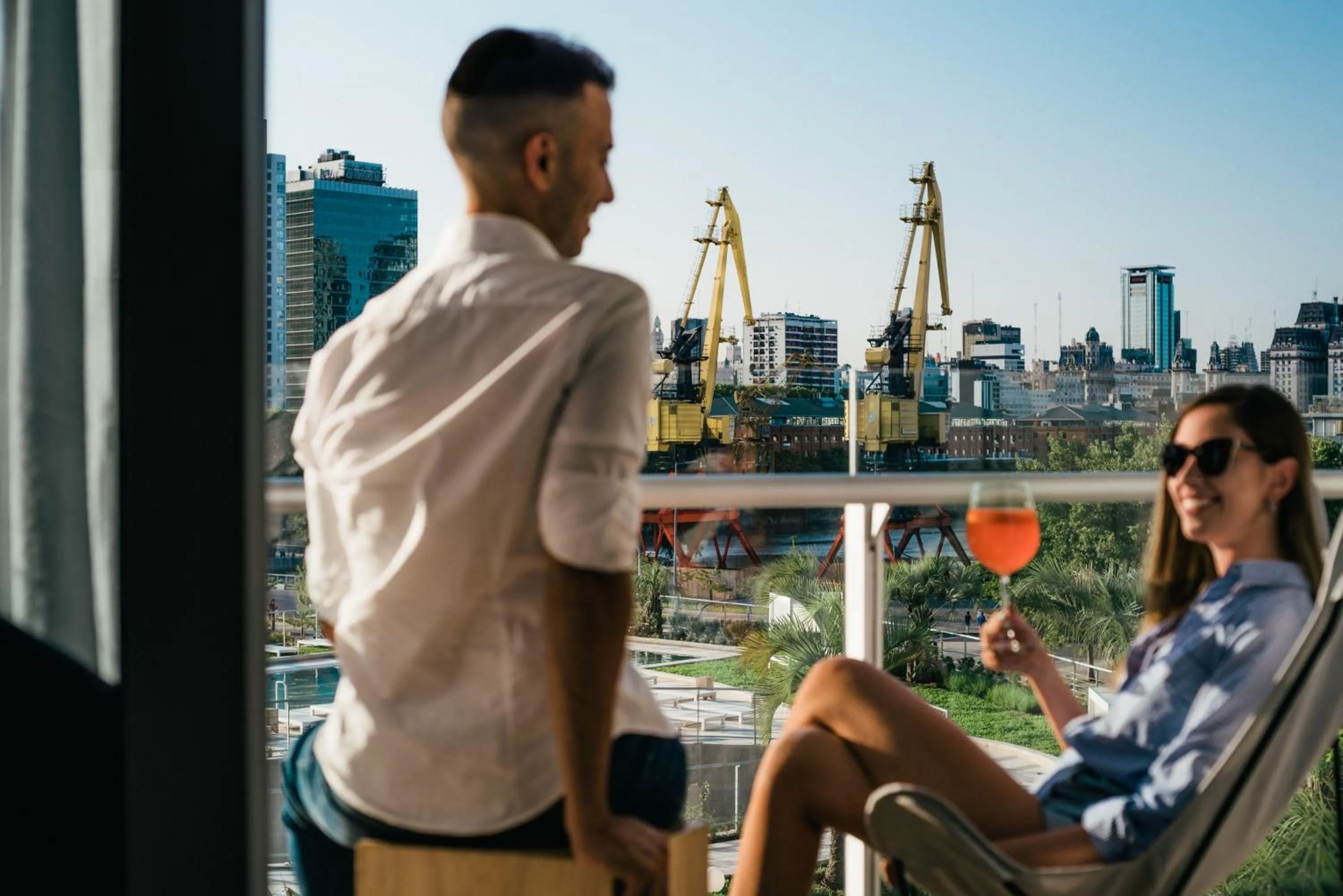 Balcony/Terrace in SLS Buenos Aires Puerto Madero